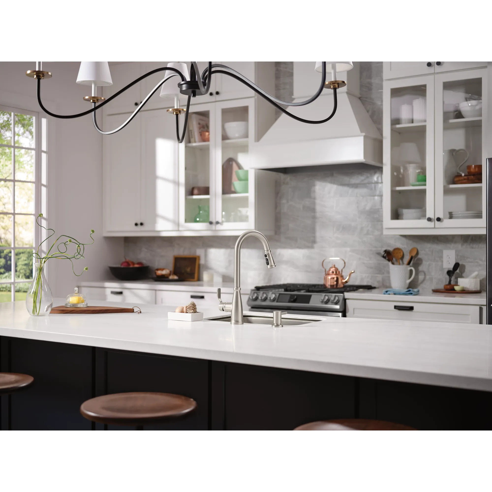 Nolia One-Handle High Arc Pulldown Kitchen Faucet - Image 20