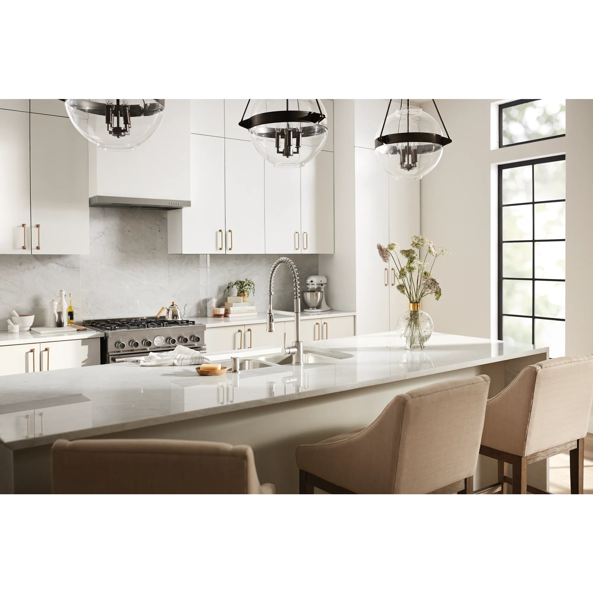 Indi Pre-Rinse Spring Kitchen Faucet - Image 7