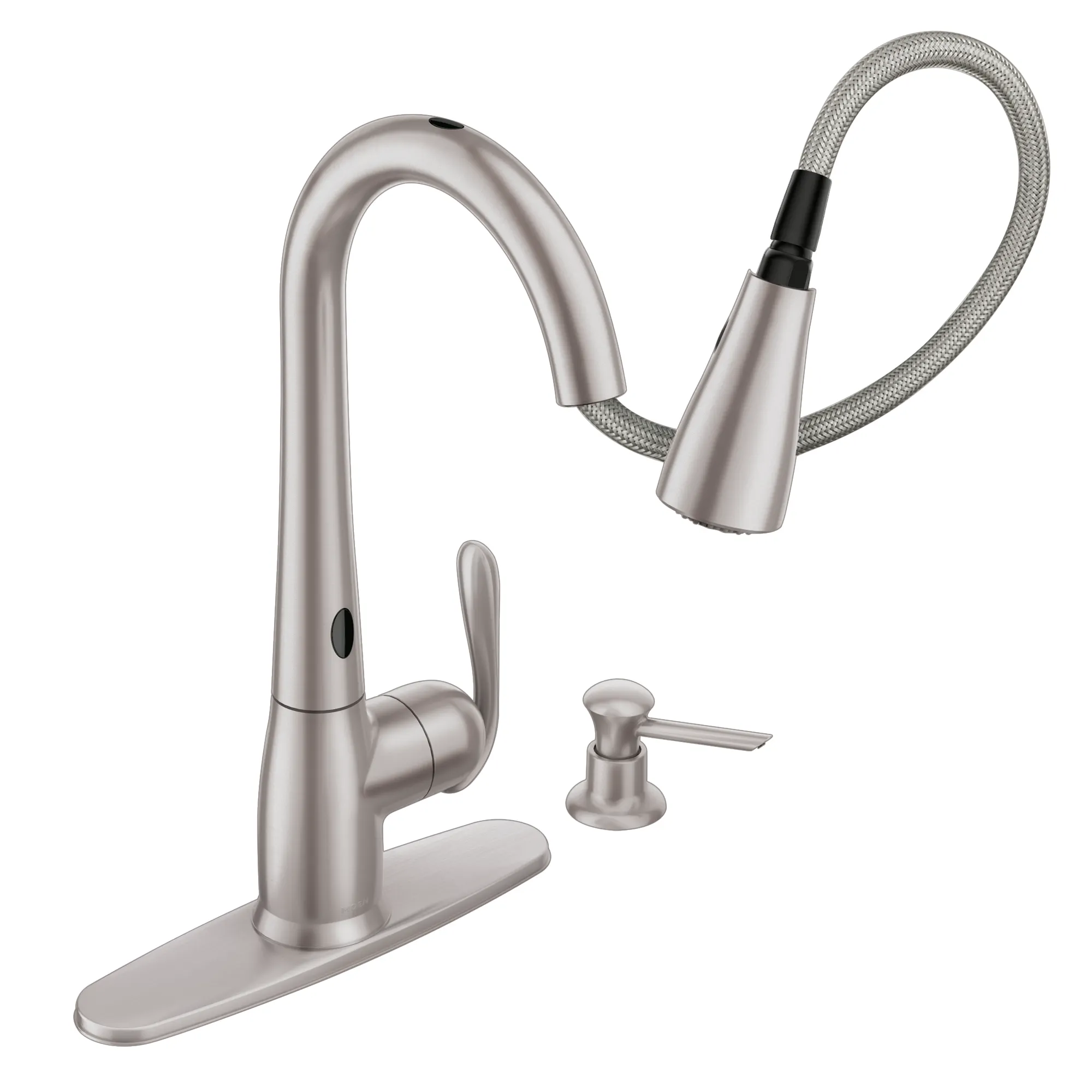 Haysfield with MotionSense Spot Resist Stainless One-Handle High Arc Pulldown Kitchen Faucet - Image 4