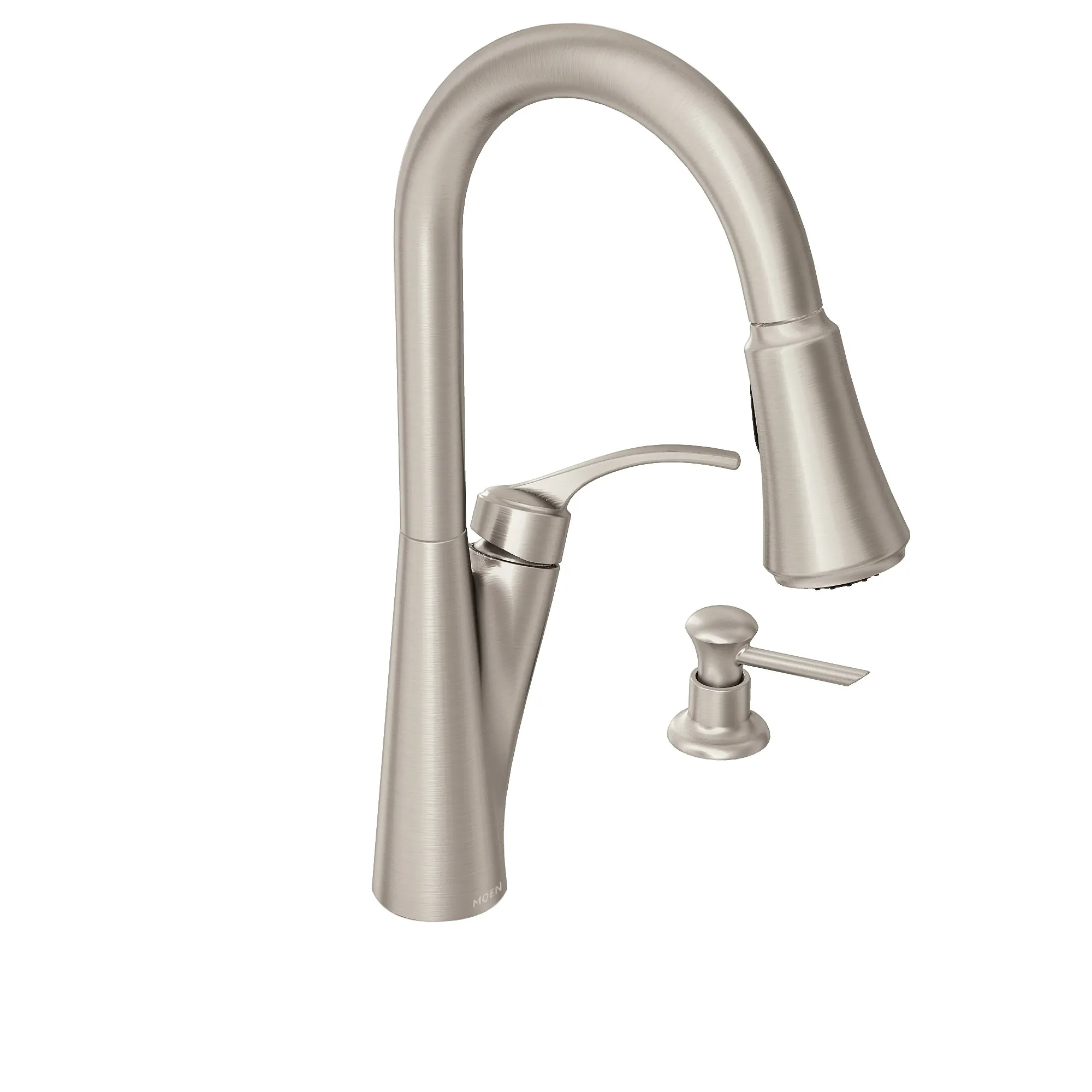 Russo Spot resist stainless one-handle high arc pulldown kitchen faucet - Image 6