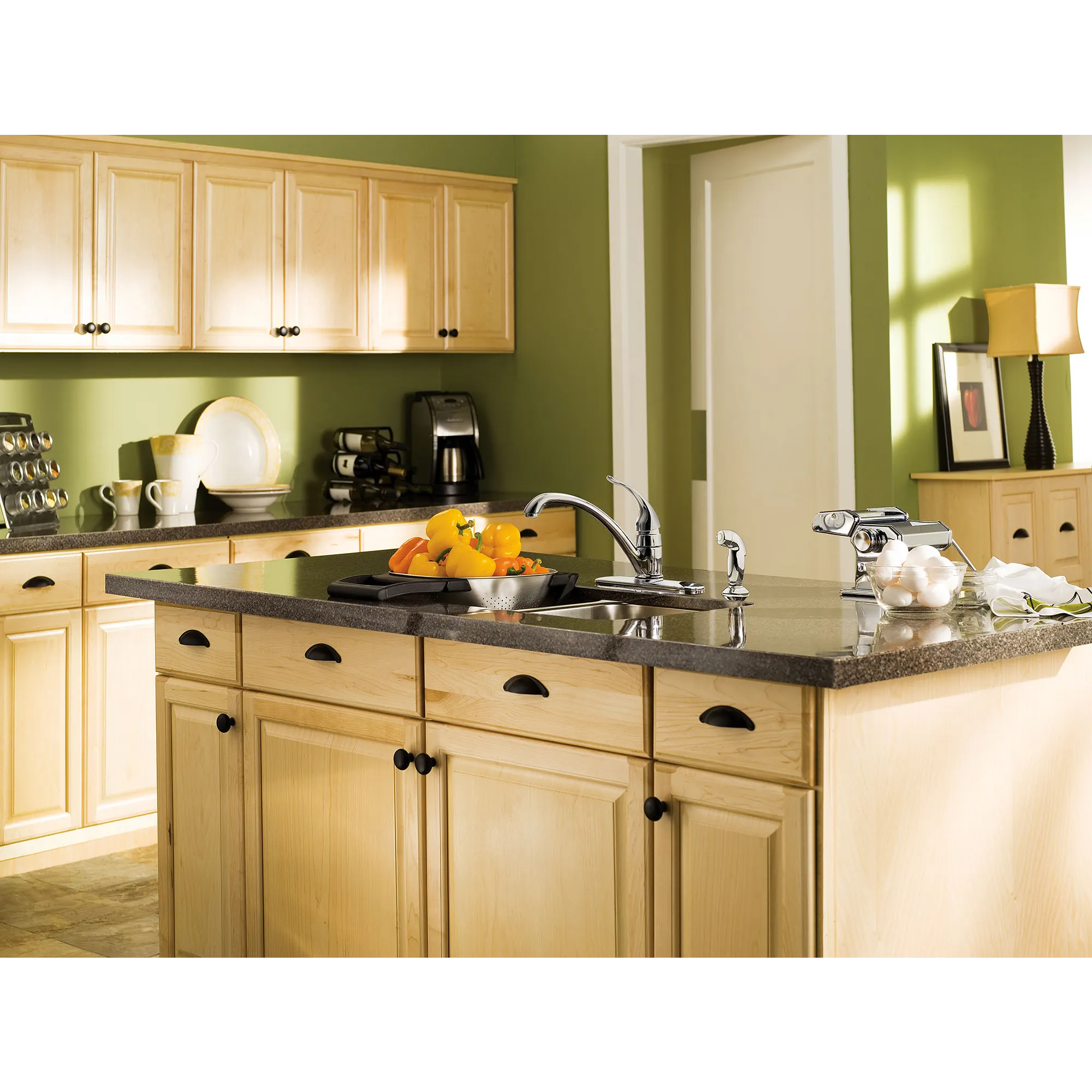 Torrance Chrome one-handle low arc kitchen faucet - Image 2