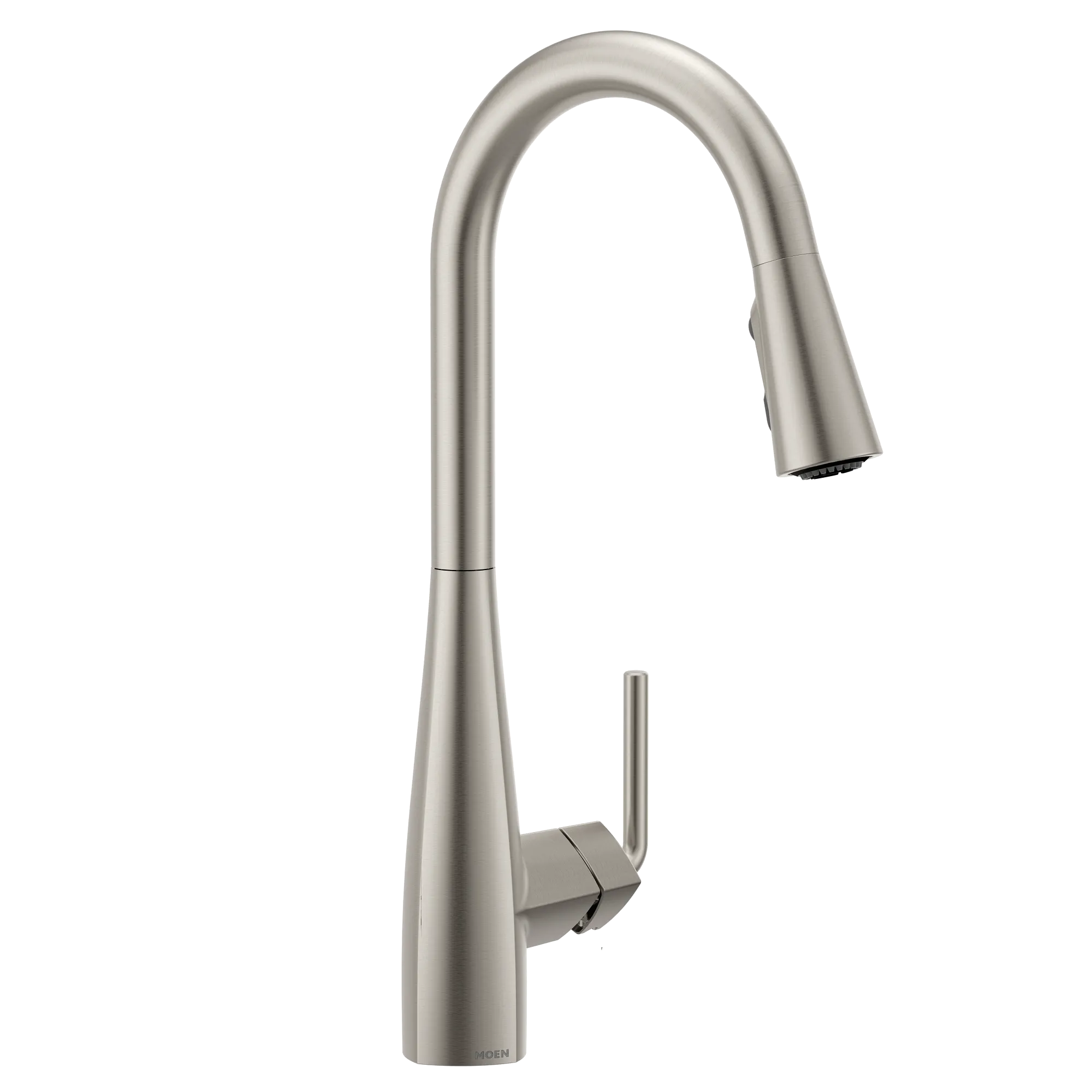 Maureen Chrome one-handle high arc pulldown kitchen faucet - Image 32
