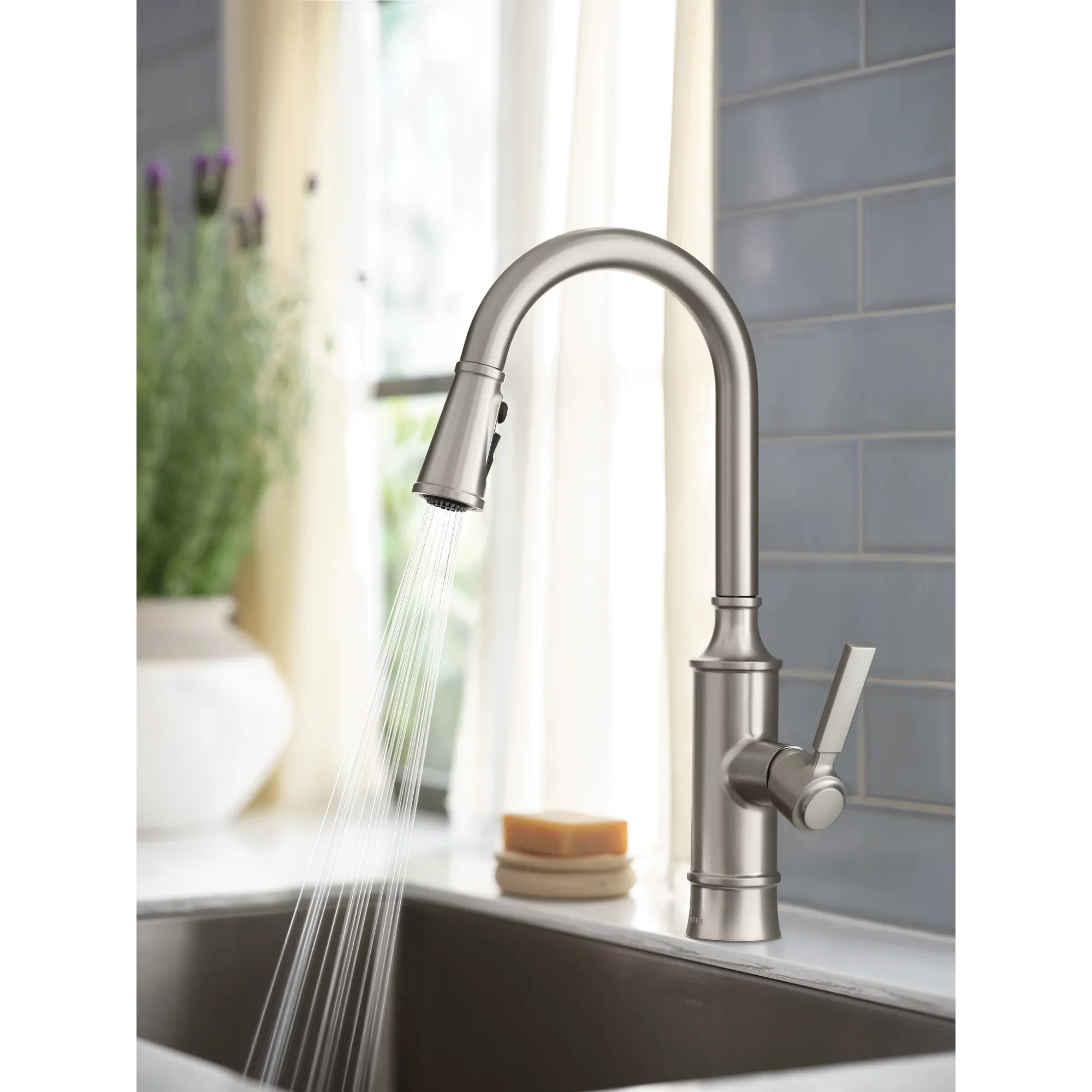 Gilden One-Handle High Arc Pulldown Kitchen Faucet - Image 25