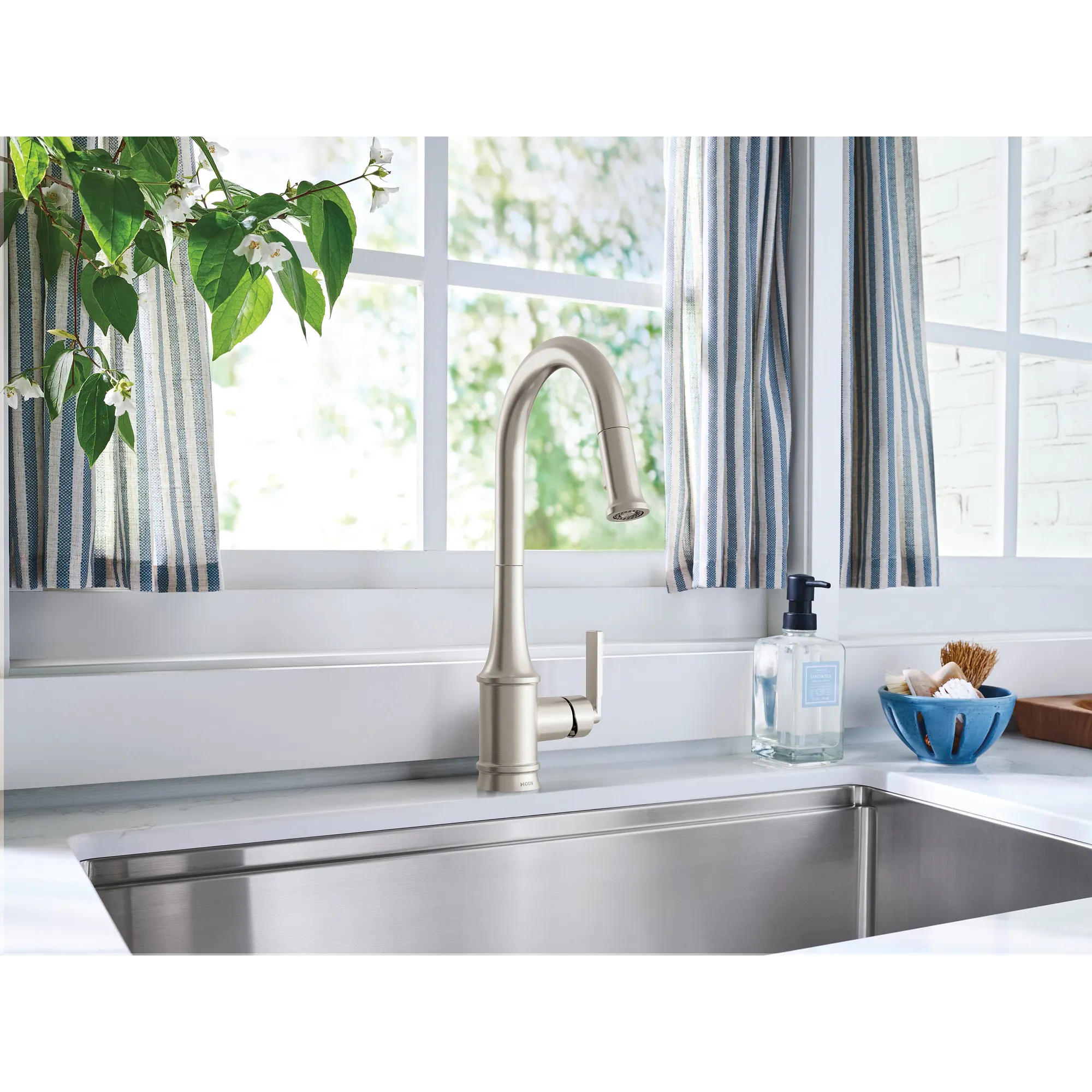 Judith One-Handle High Arc Pulldown Kitchen Faucet - Image 34