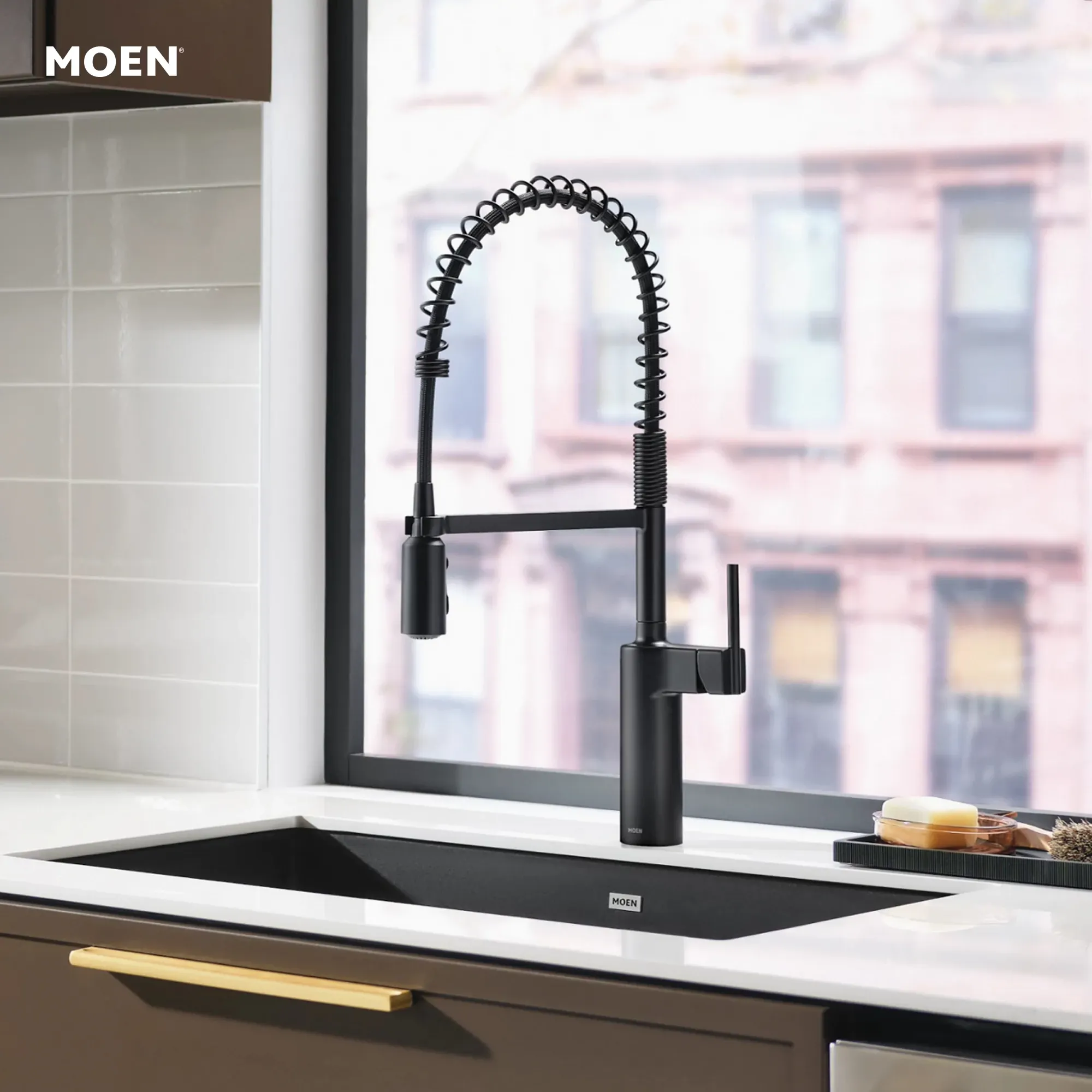 Inara One-Handle Pre-Rinse Spring Pulldown Kitchen Faucet - Image 12