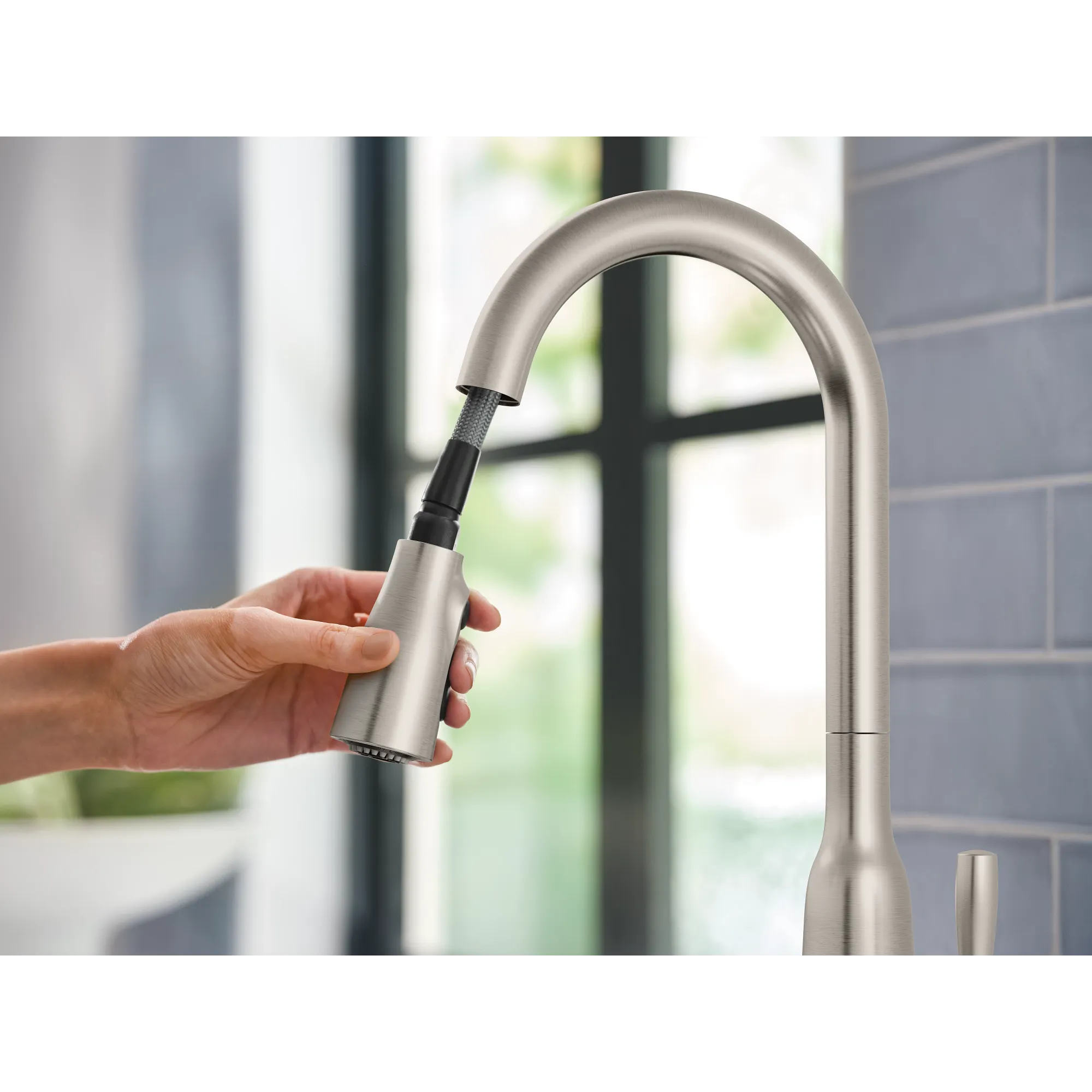 Orivesi One-Handle High Arc Pulldown Kitchen Faucet - Image 30