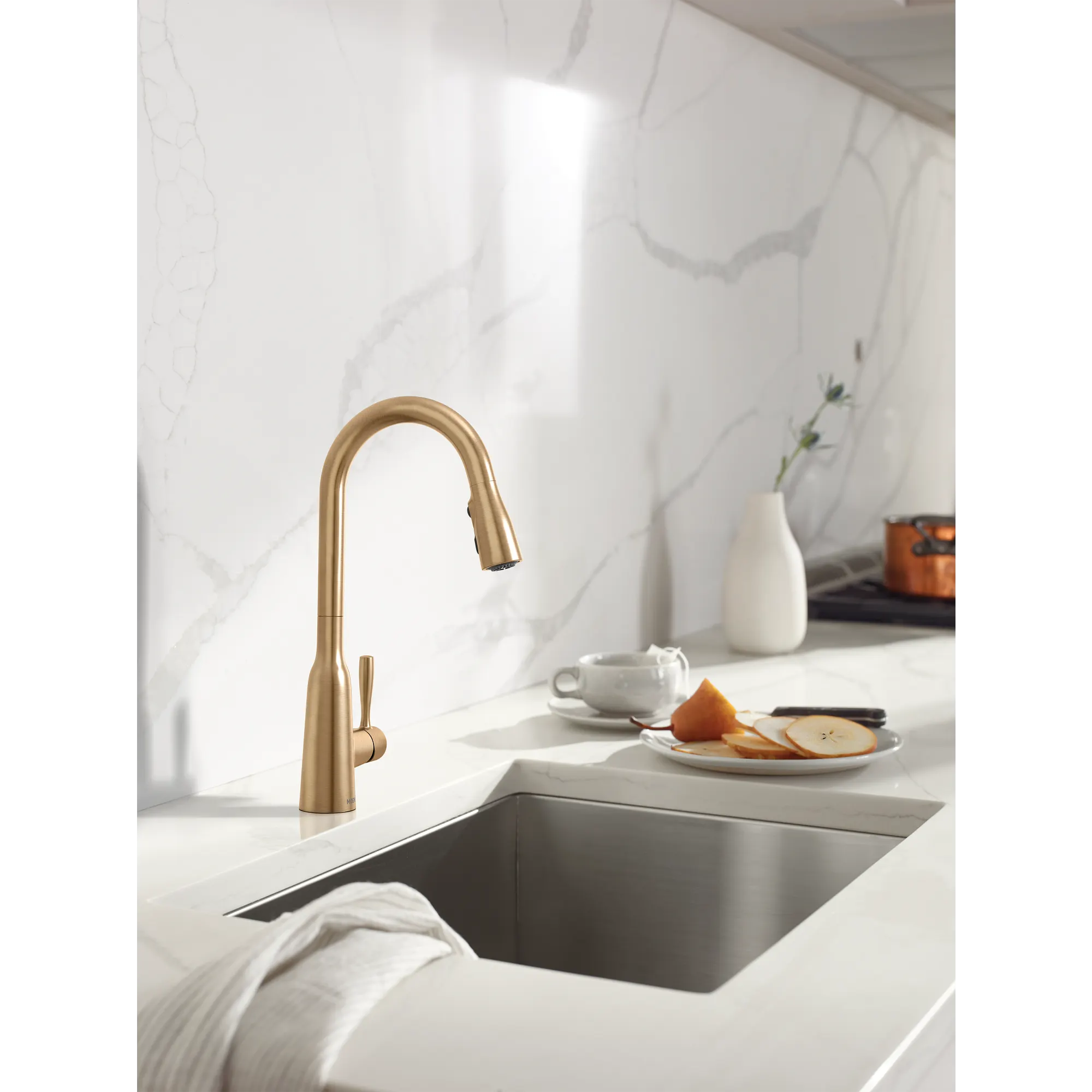 Orivesi One-Handle High Arc Pulldown Kitchen Faucet - Image 36