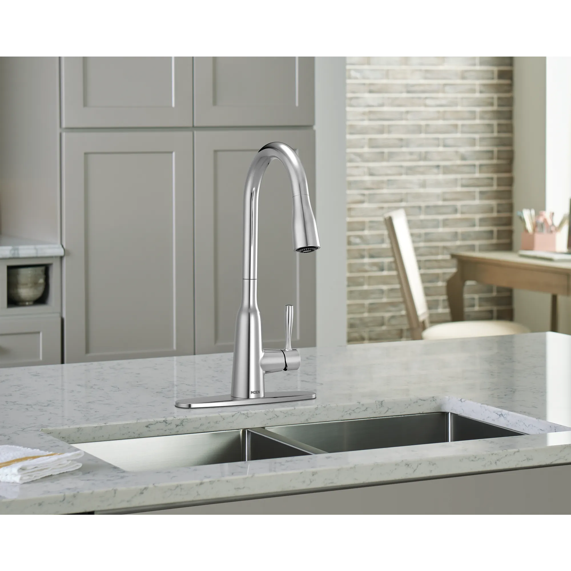 Orivesi One-Handle High Arc Pulldown Kitchen Faucet - Image 9