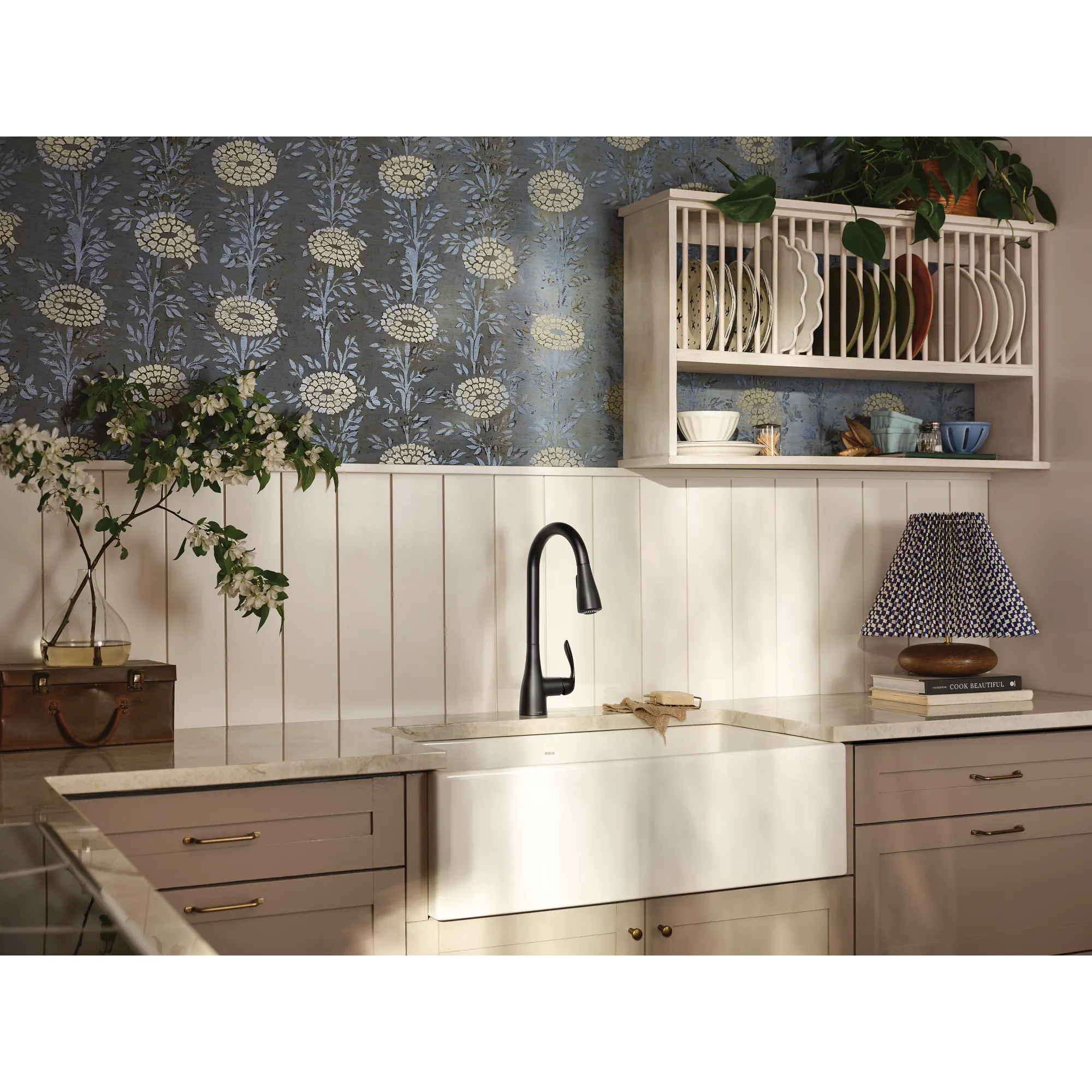 Georgene One-Handle High Arc Pulldown Kitchen Faucet - Image 10