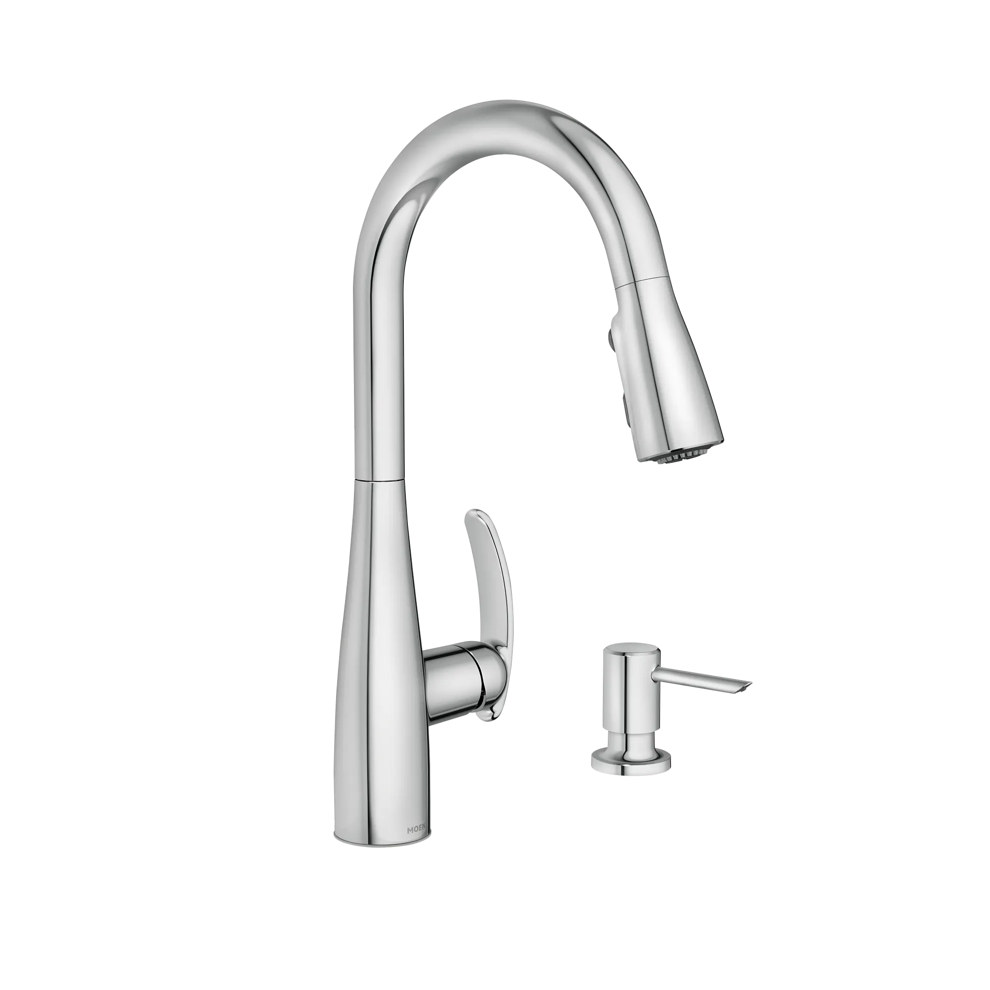 Reyes One-Handle High Arc Pulldown Kitchen Faucet - Image 11