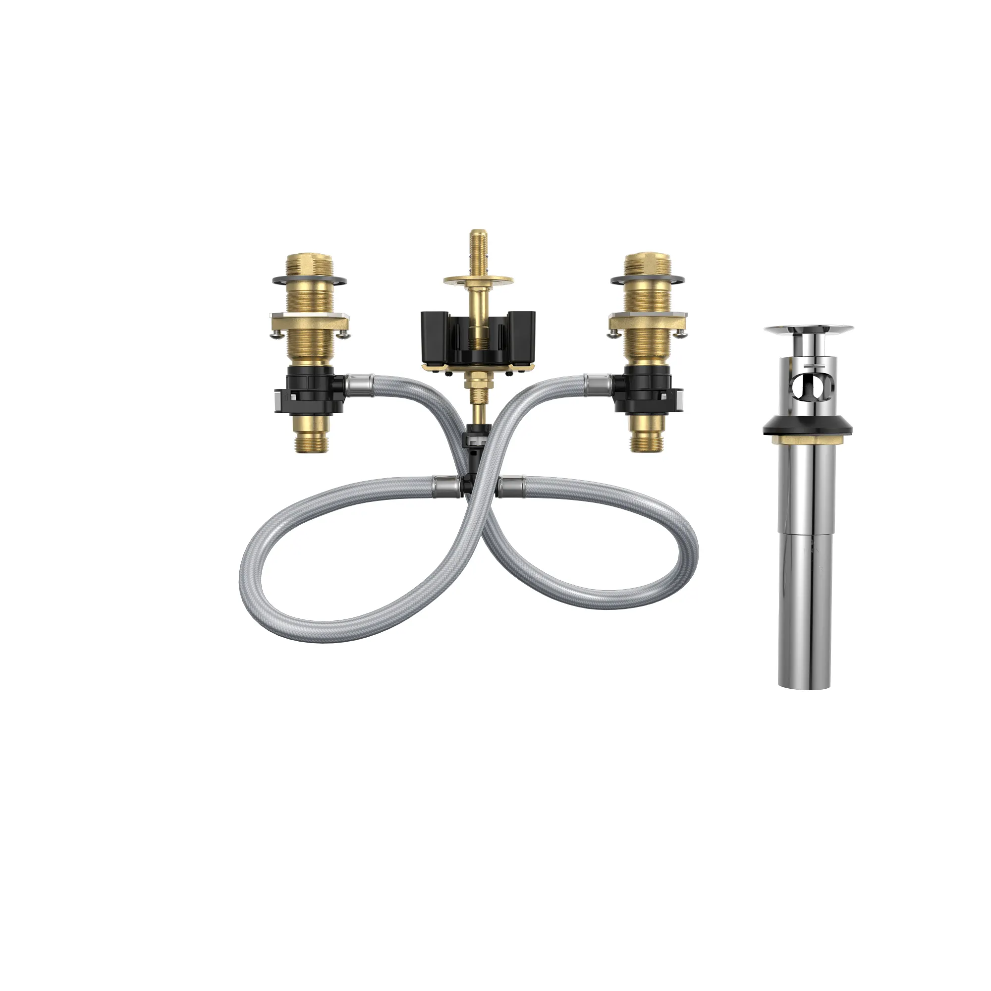 M-pact Widespread Valve 8" - 16" Center 1/2" Ips Connection - Image 3