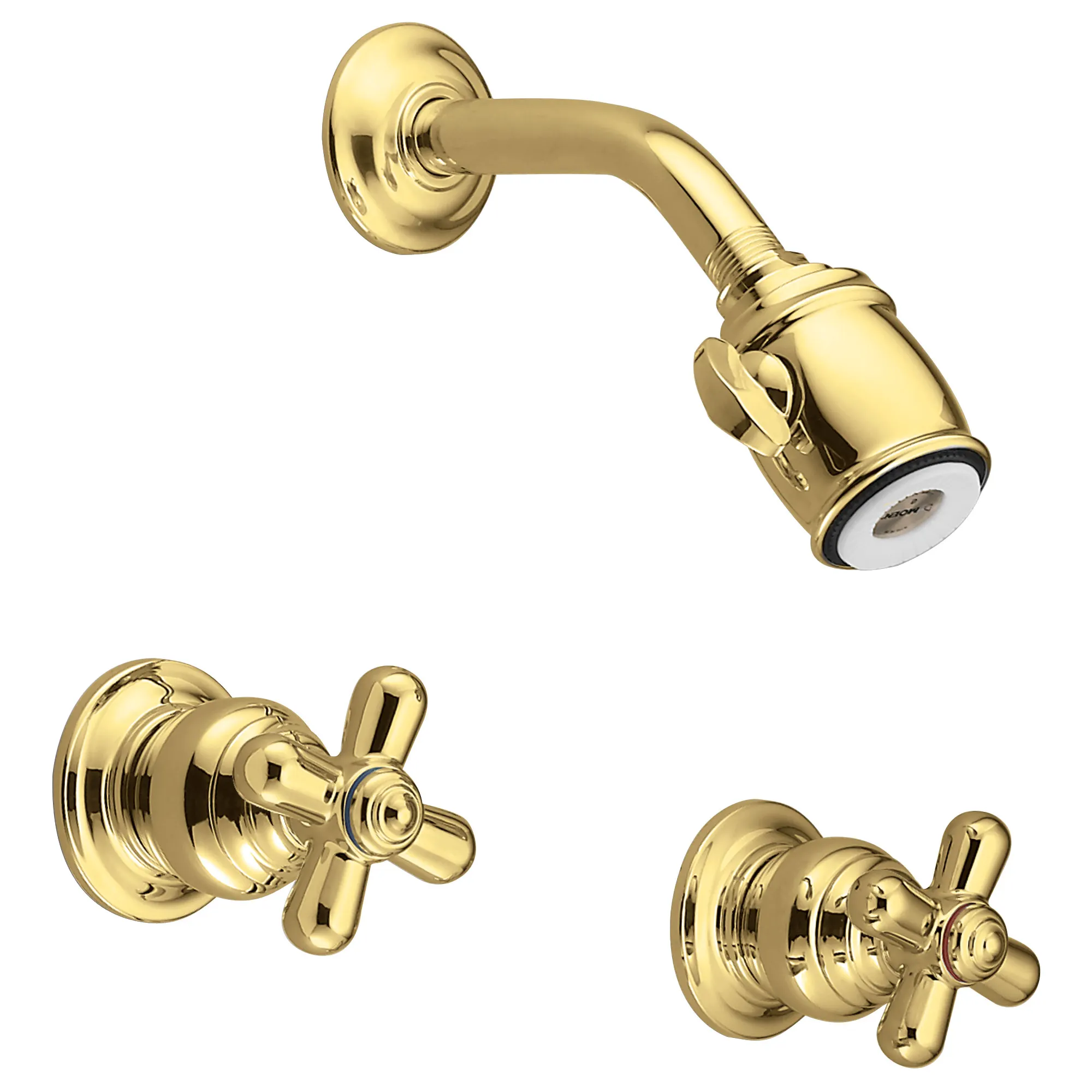 Monticello Polished brass Replacement Handle Knob Insert - Image 2