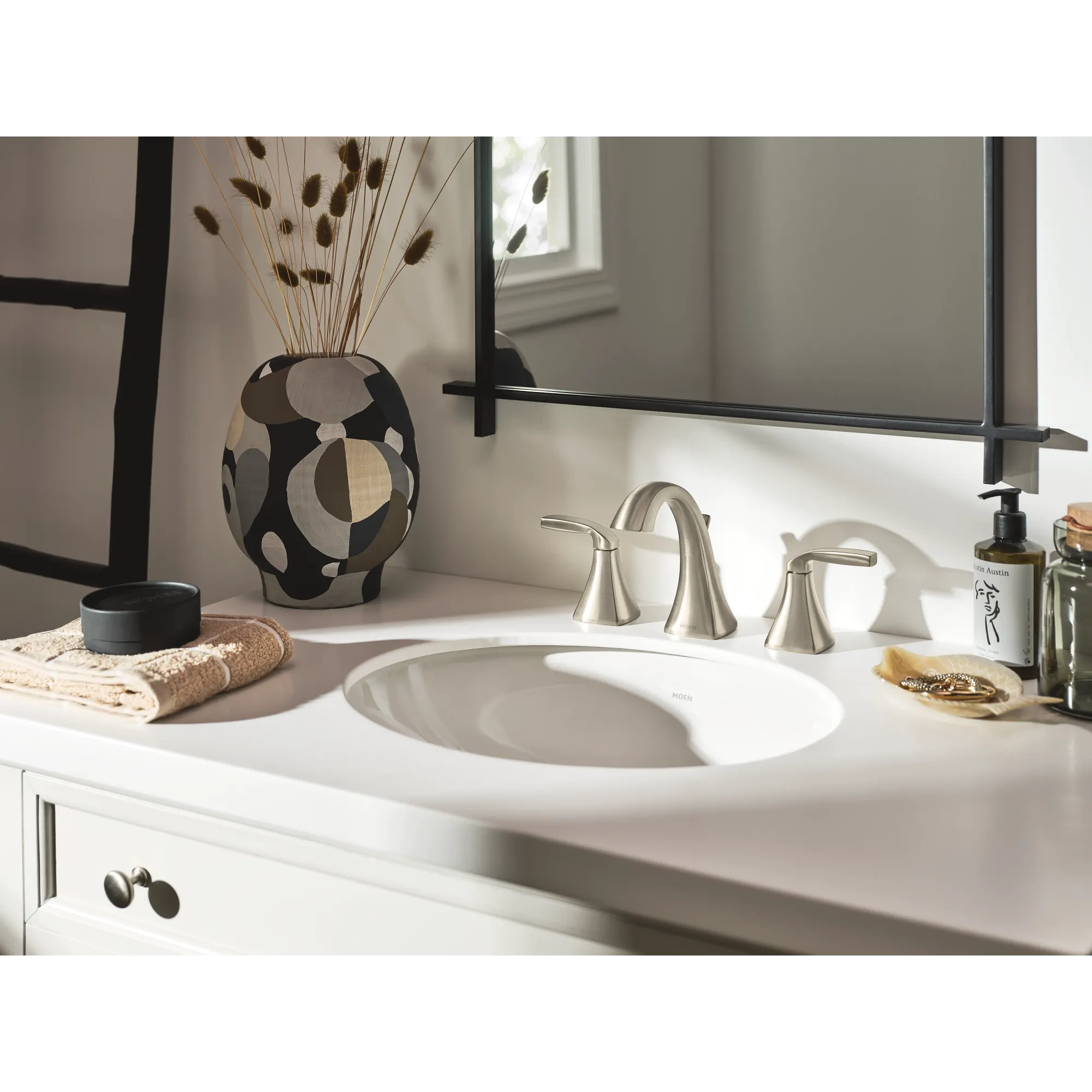 Moen Oval Undermount Bathroom Sink - Image 2