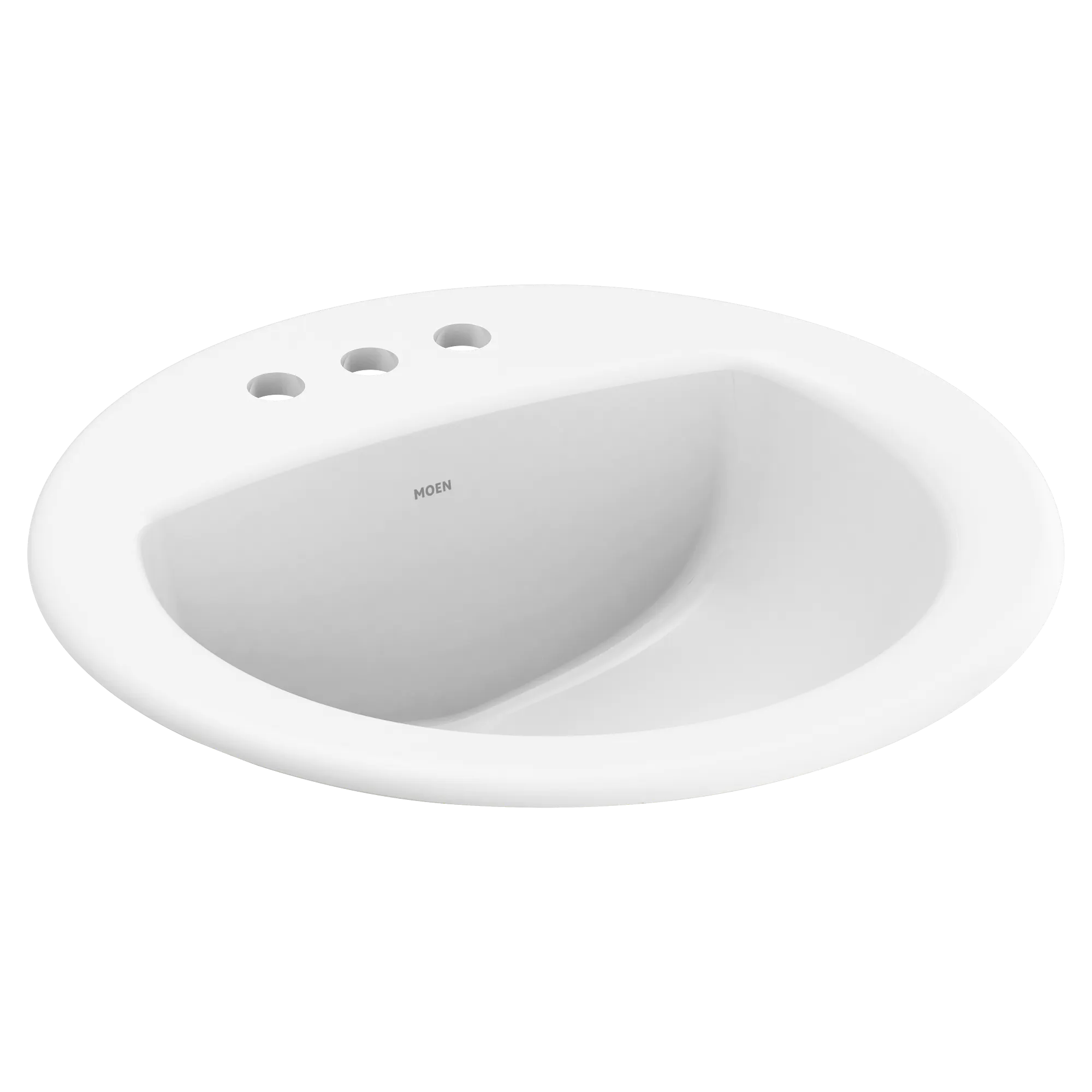 Moen Oval Drop-in Bathroom Sink - Image 4