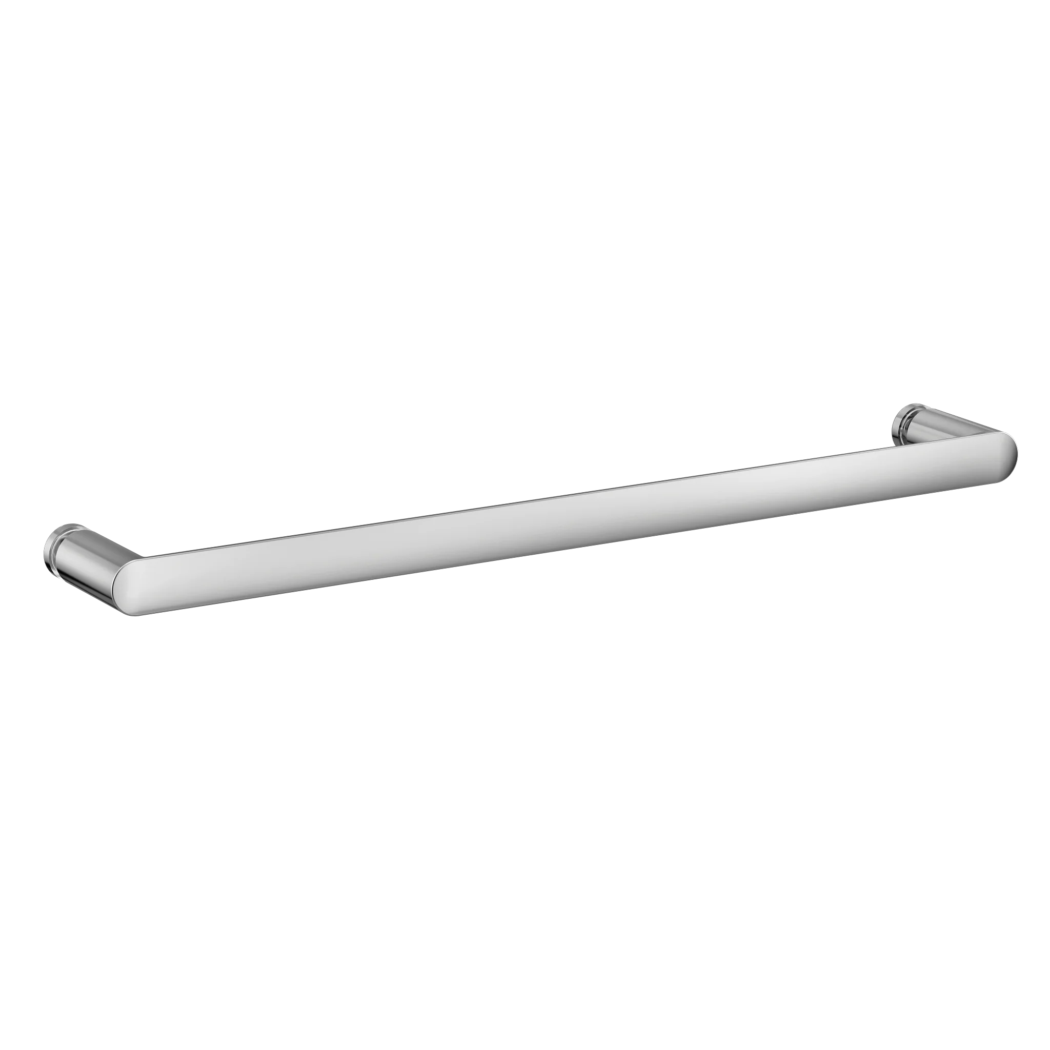 Contemporary Chrome 18" shower door towel bar