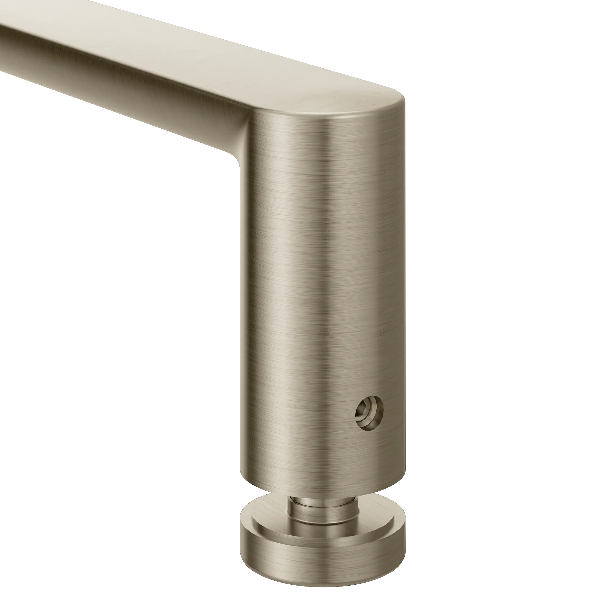 Contemporary Chrome 18" shower door towel bar - Image 13