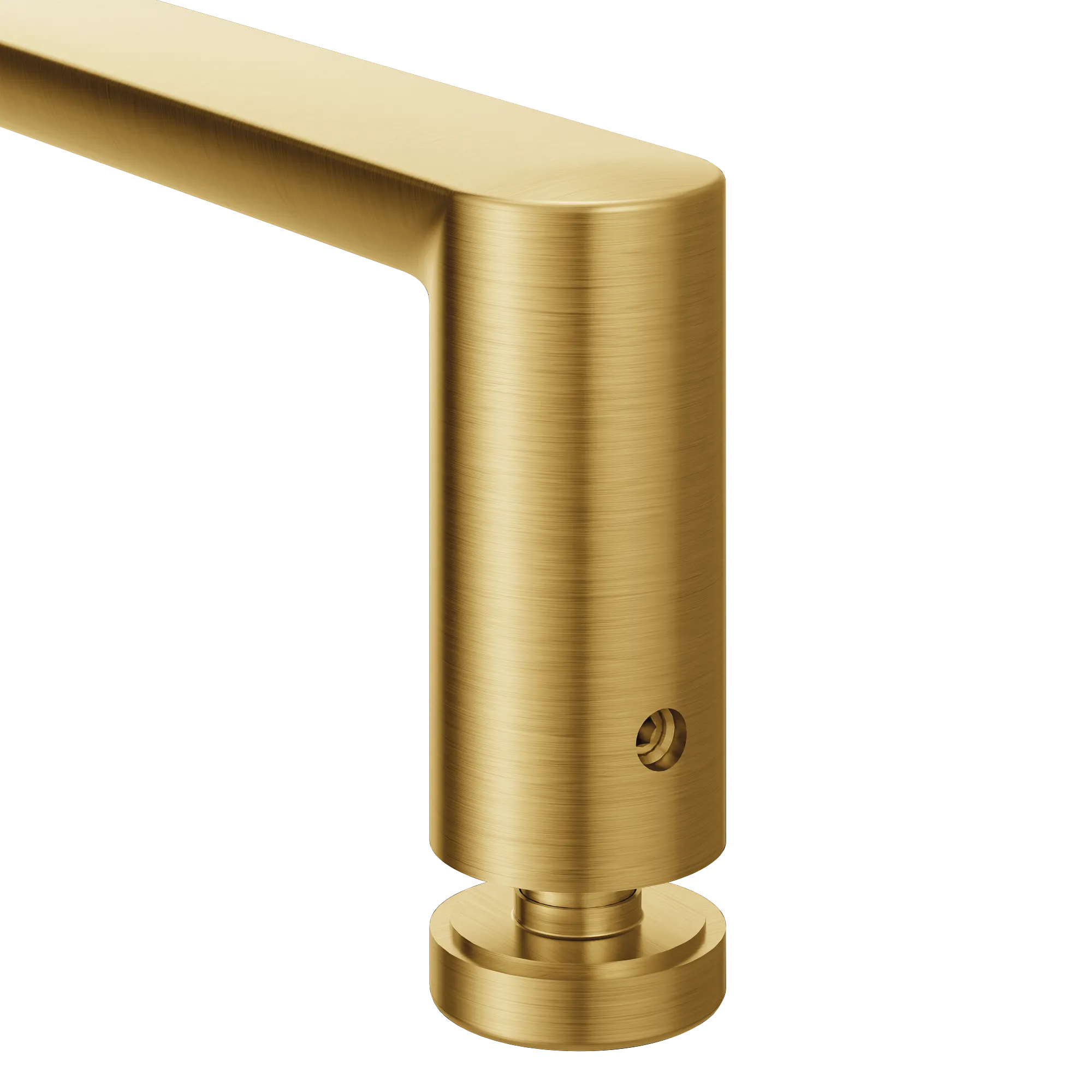 Contemporary Chrome 18" shower door towel bar - Image 16