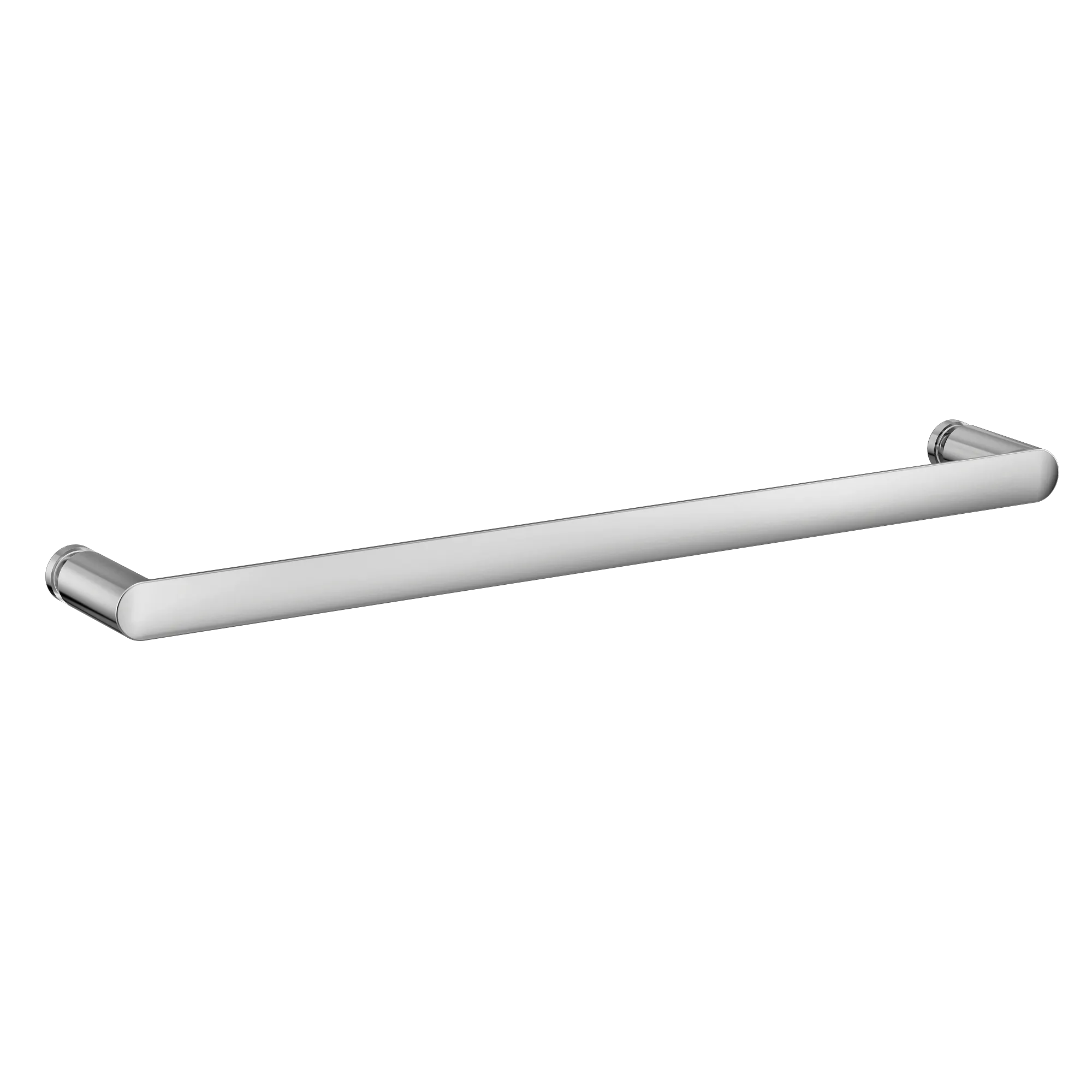 Contemporary Chrome 18" shower door towel bar - Image 2