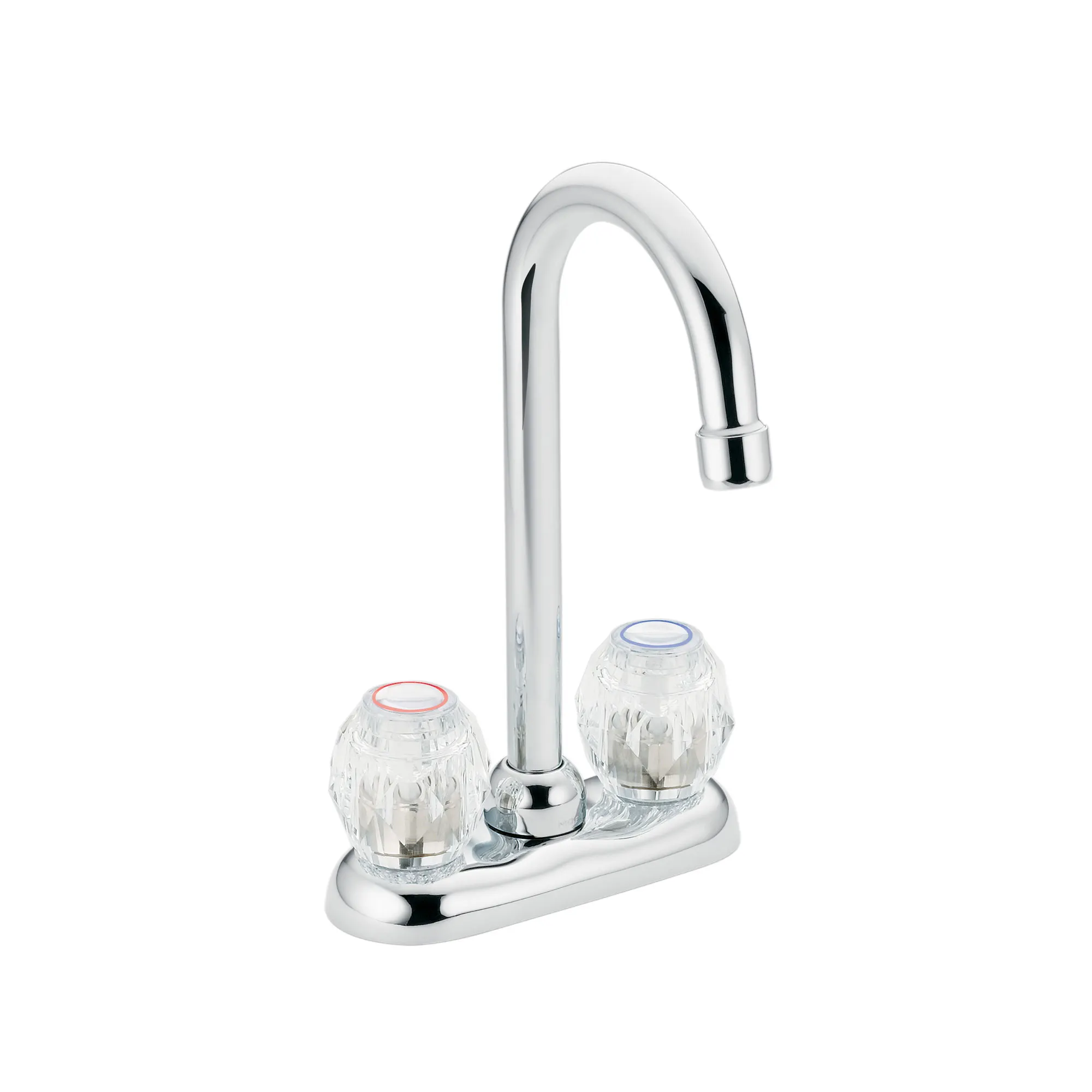 Chateau Chrome two-handle high arc bar faucet - Image 2