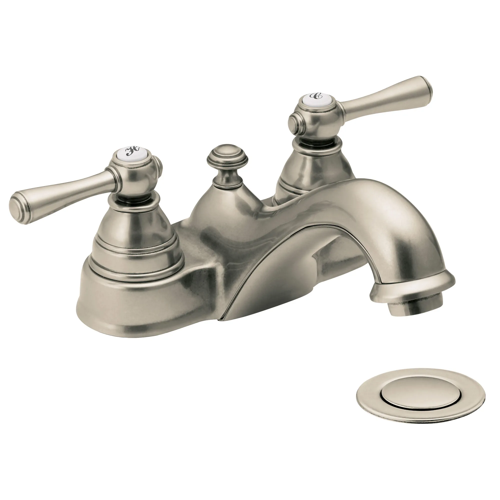 Kingsley Chrome two-handle low arc bathroom faucet - Image 6