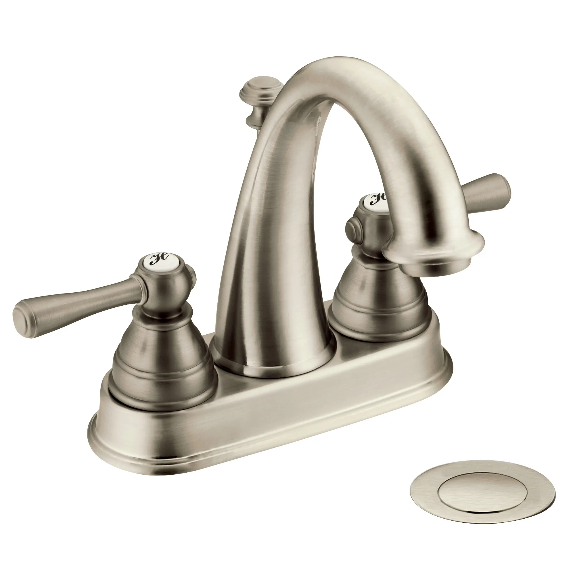 Kingsley Chrome two-handle high arc bathroom faucet - Image 10