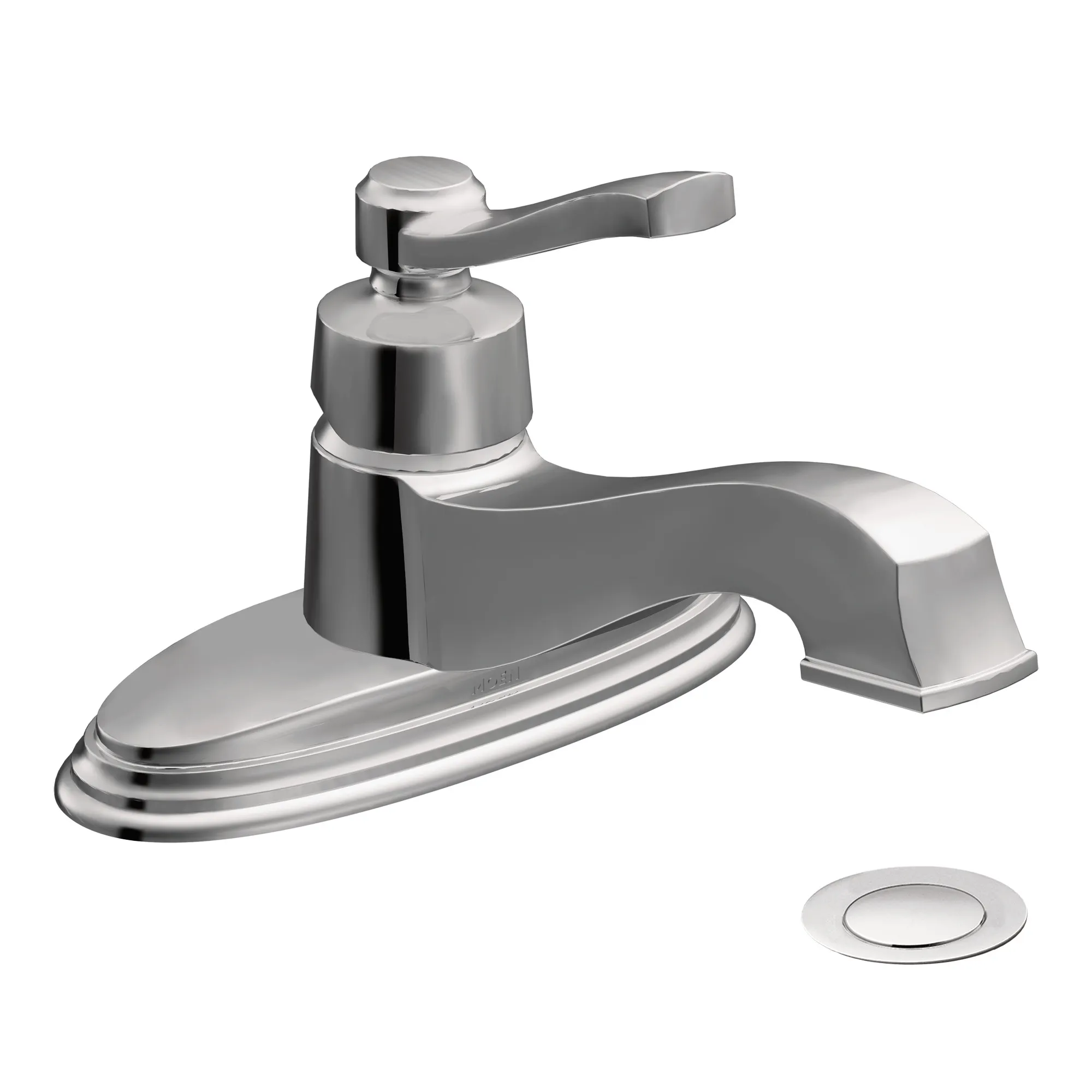 Rothbury Chrome one-handle low arc bathroom faucet - Image 2