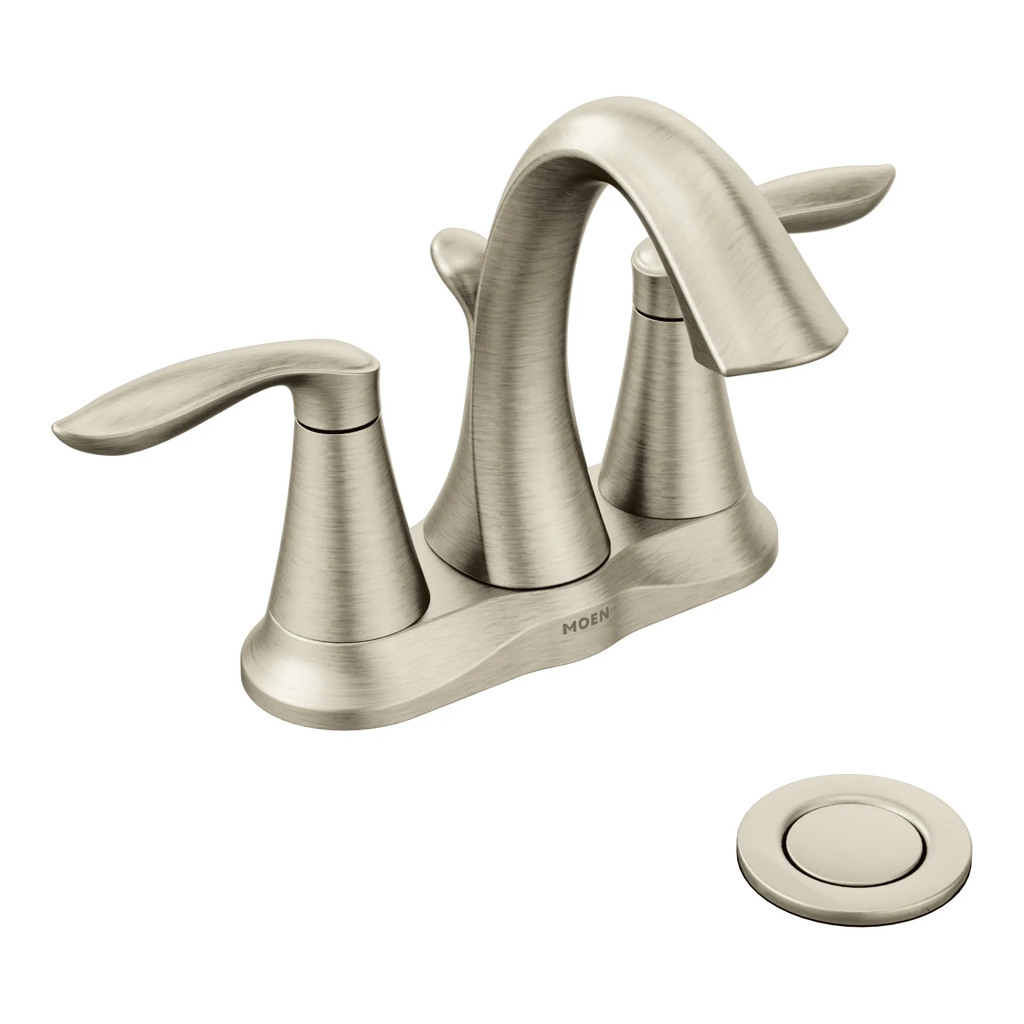 Eva Chrome two-handle high arc bathroom faucet - Image 7