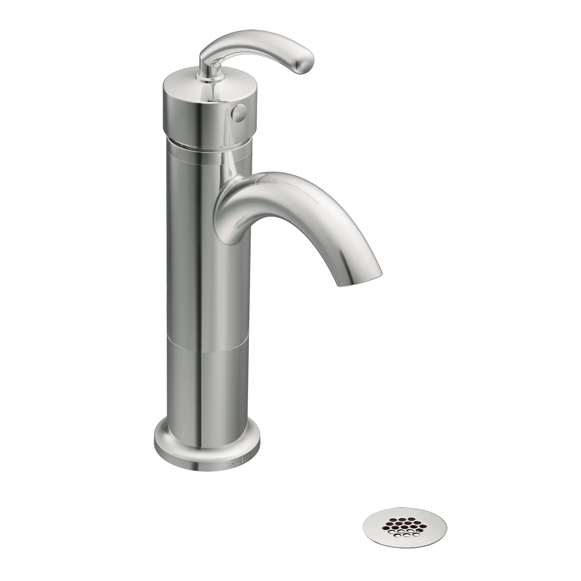 Icon Chrome one-handle low arc bathroom faucet - Image 4