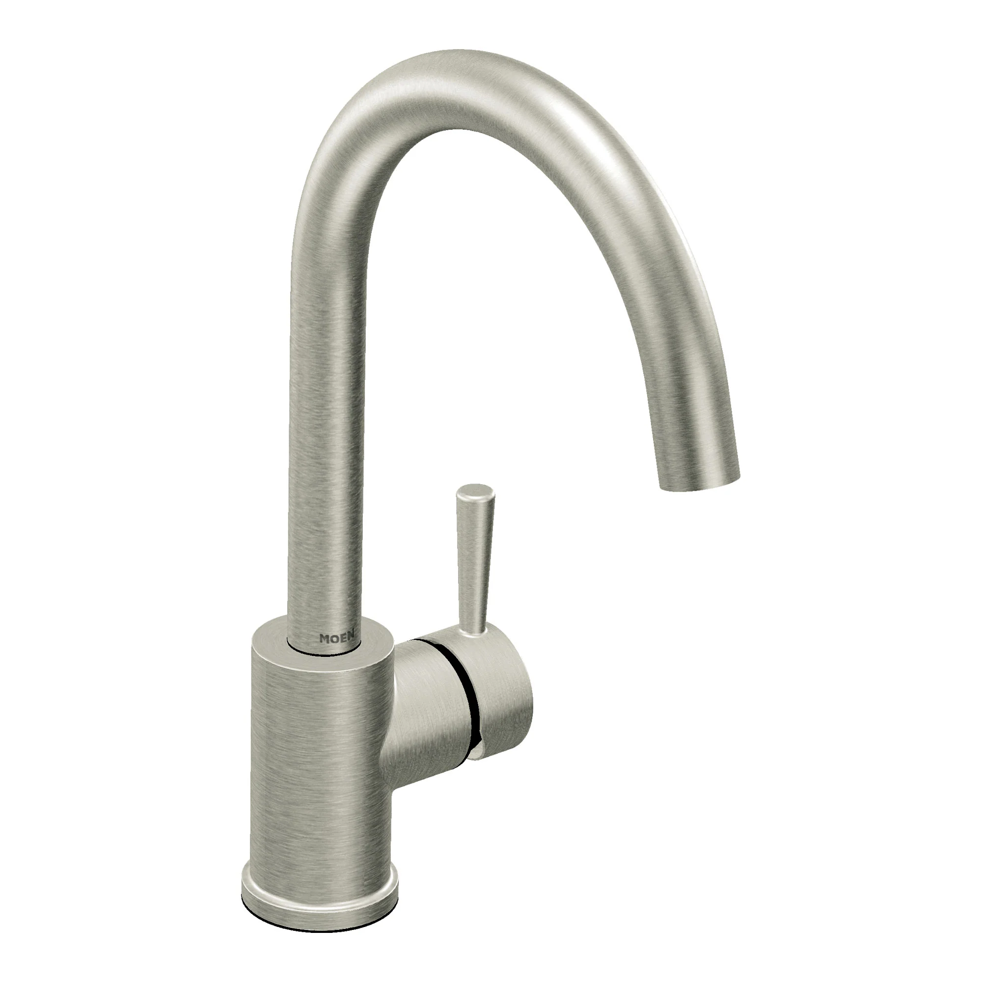 Level Chrome one-handle high arc kitchen faucet - Image 2