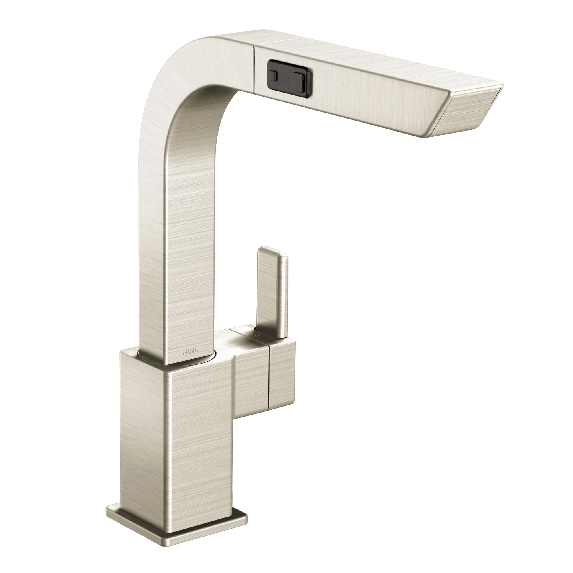 90 Degree Classic stainless one-handle high arc pullout kitchen faucet - Image 2