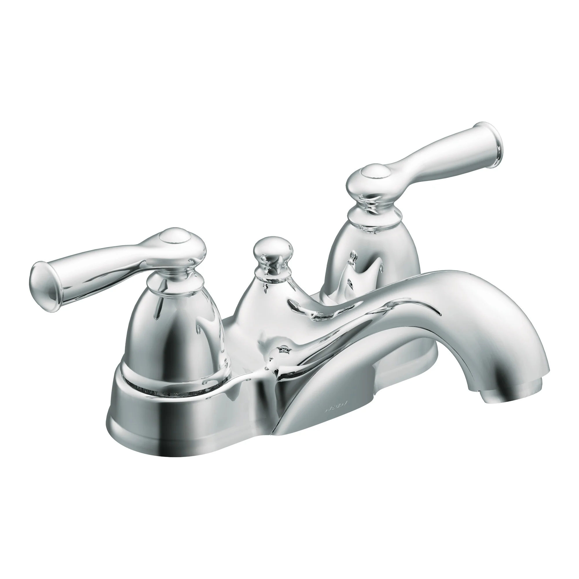 Banbury Chrome two-handle low arc bathroom faucet