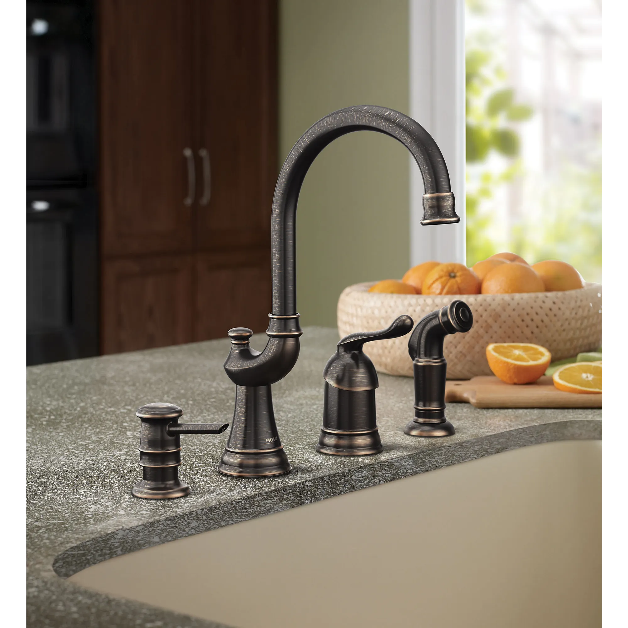 Muirfield Classic stainless one-handle high arc bar faucet - Image 5
