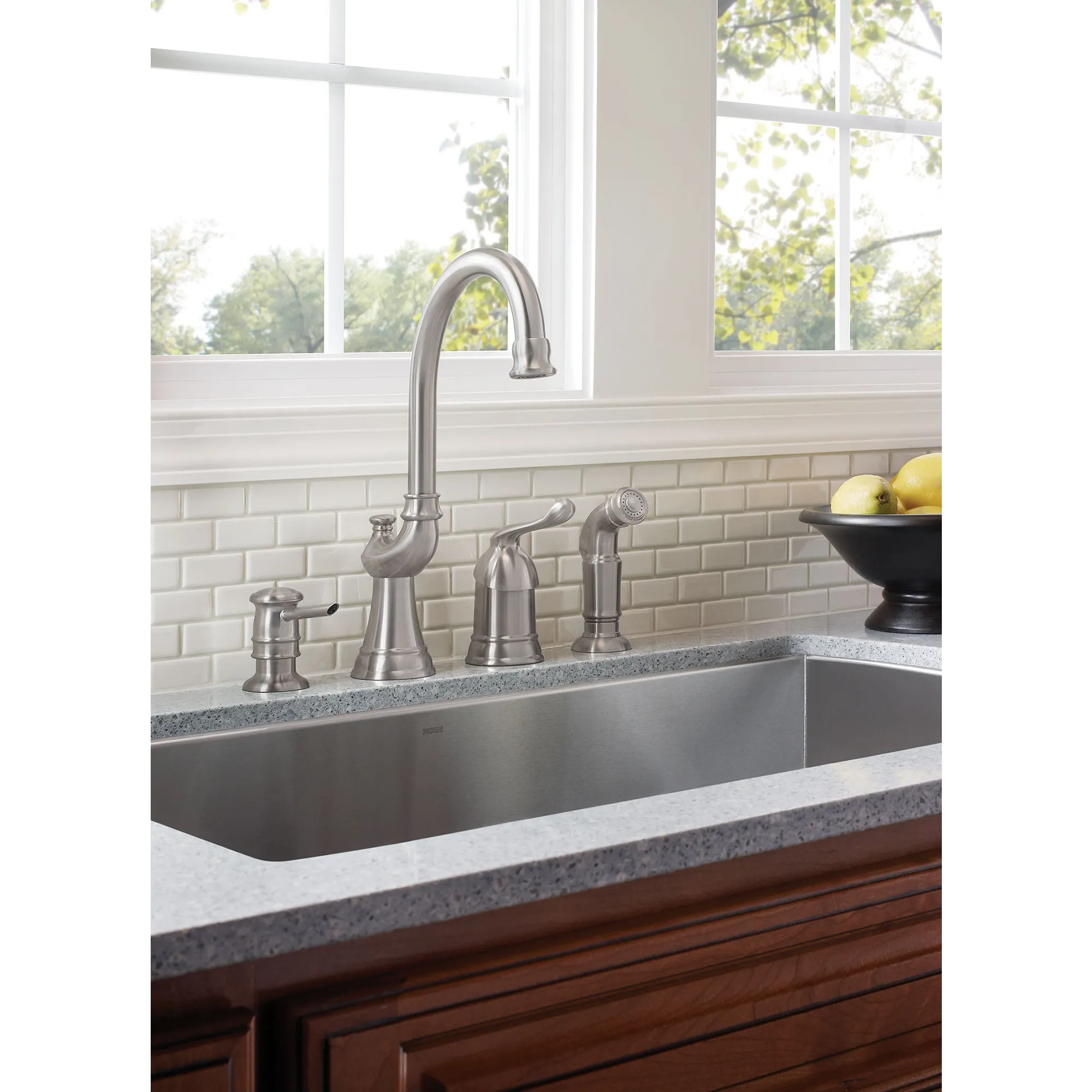 Muirfield Classic stainless one-handle high arc bar faucet - Image 8