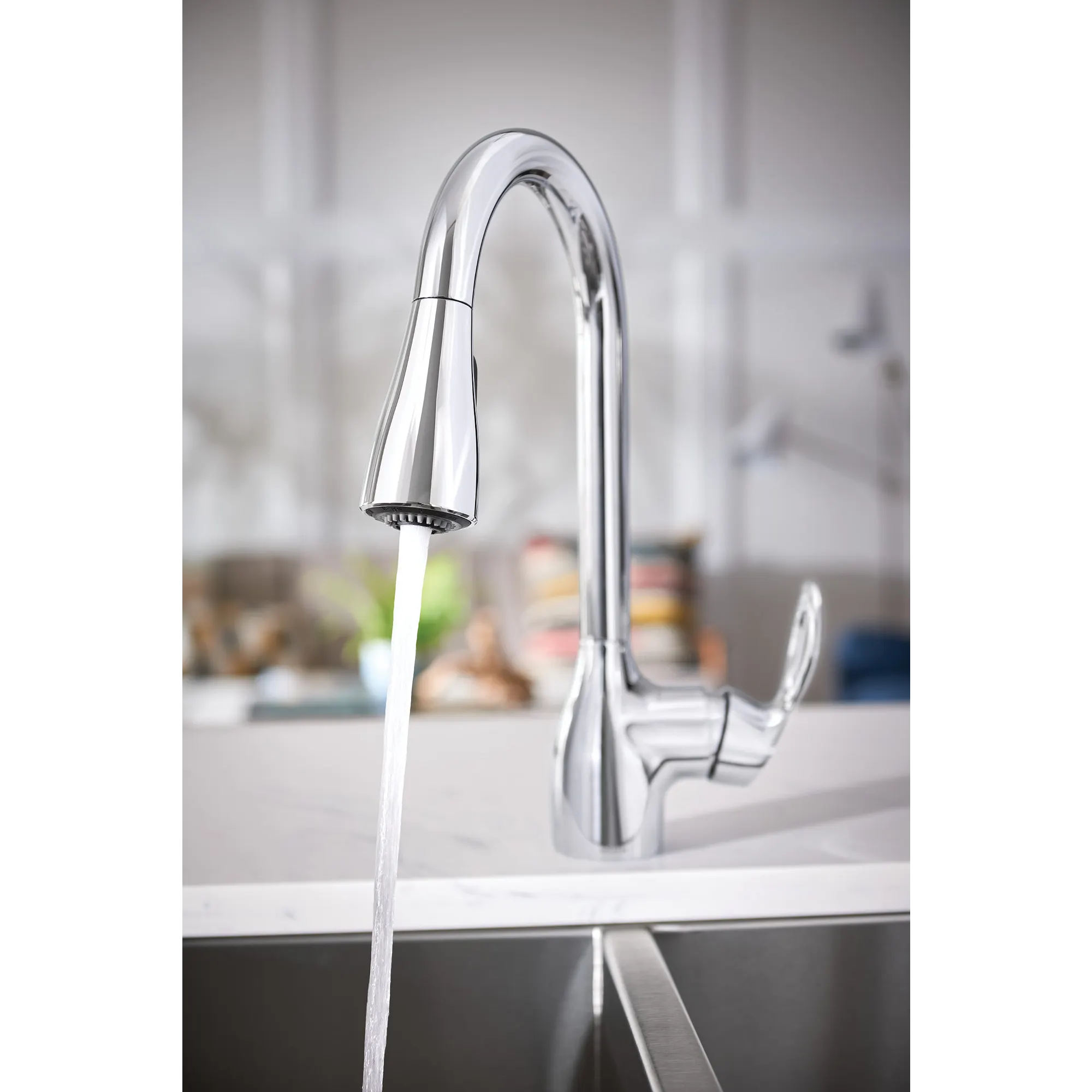 Kleo One-Handle Diverter Pulldown Kitchen Faucet - Image 9