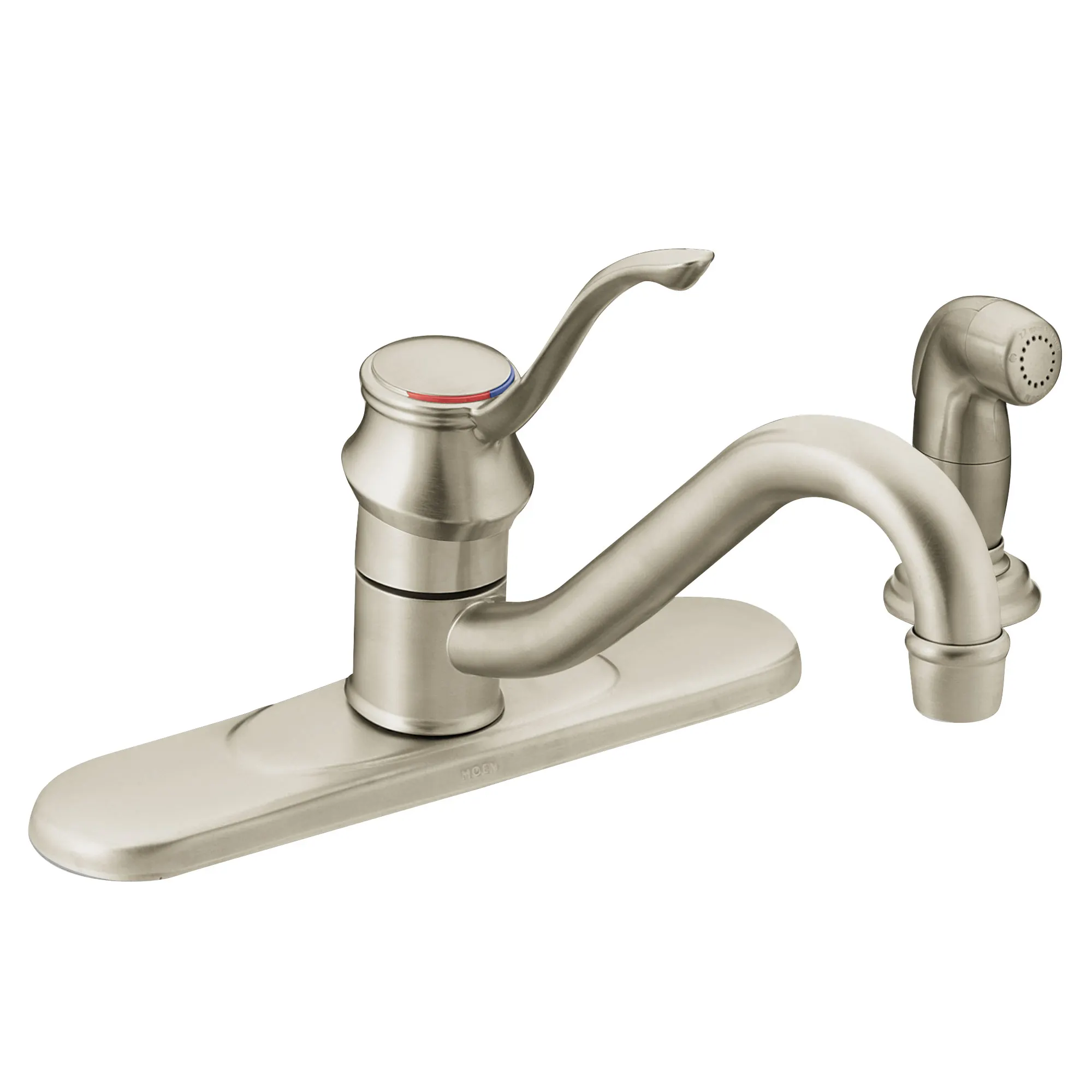 Wickston Chrome one-handle low arc kitchen faucet - Image 4