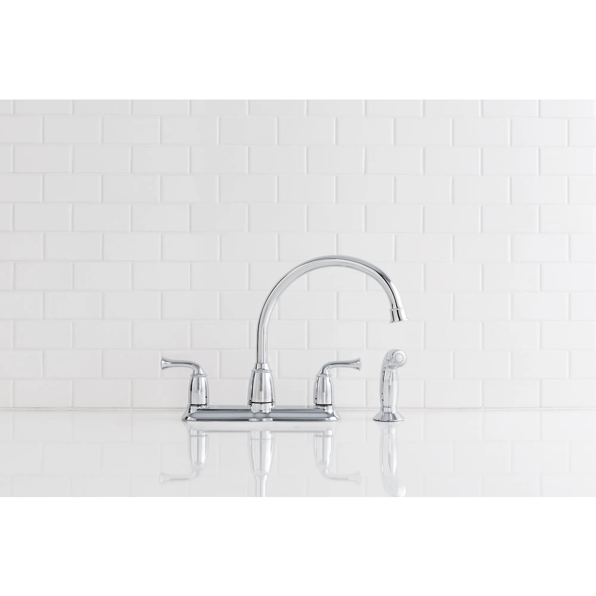 Banbury Two-handle High Arc Kitchen Faucet - Image 2