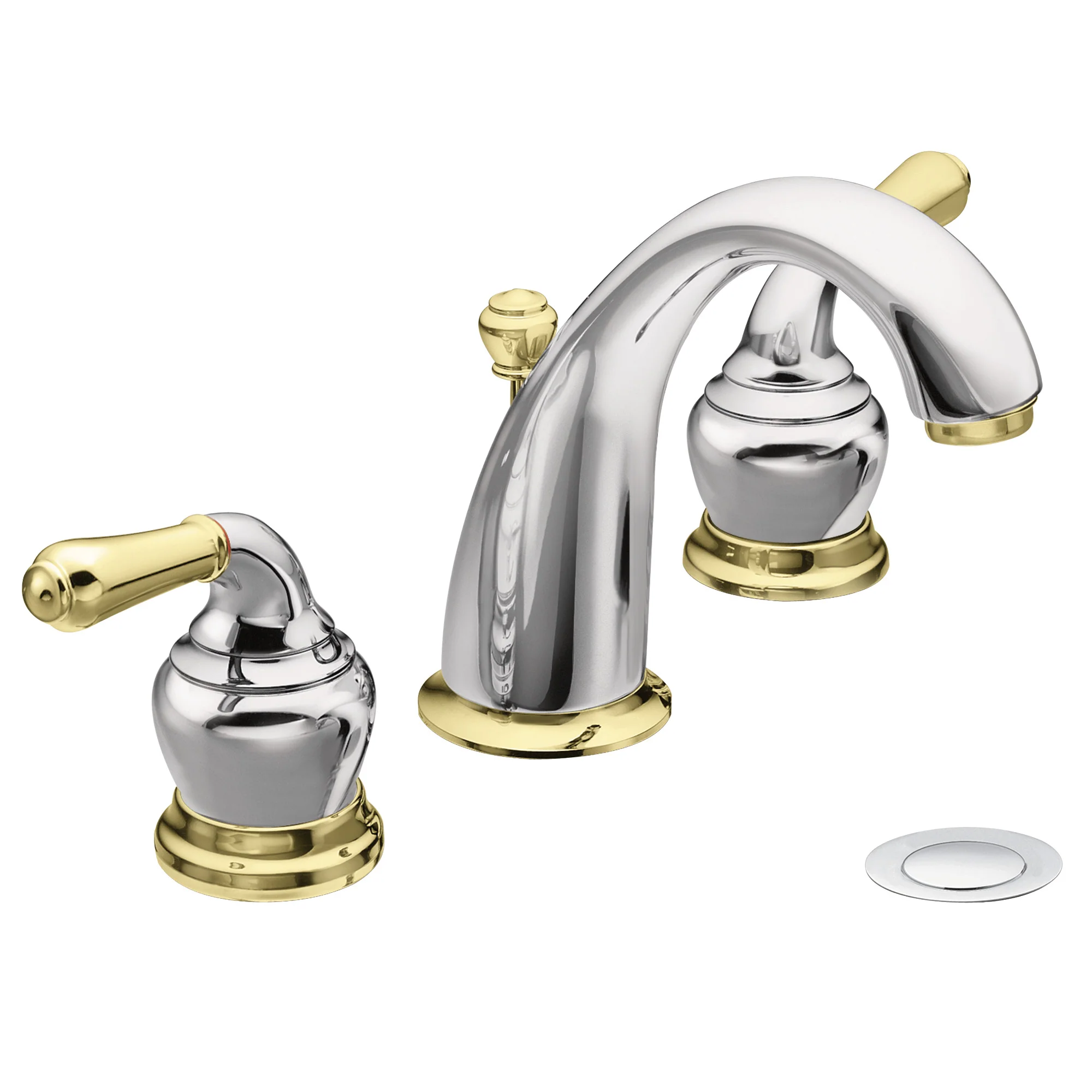 Monticello Chrome two-handle high arc bathroom faucet - Image 7