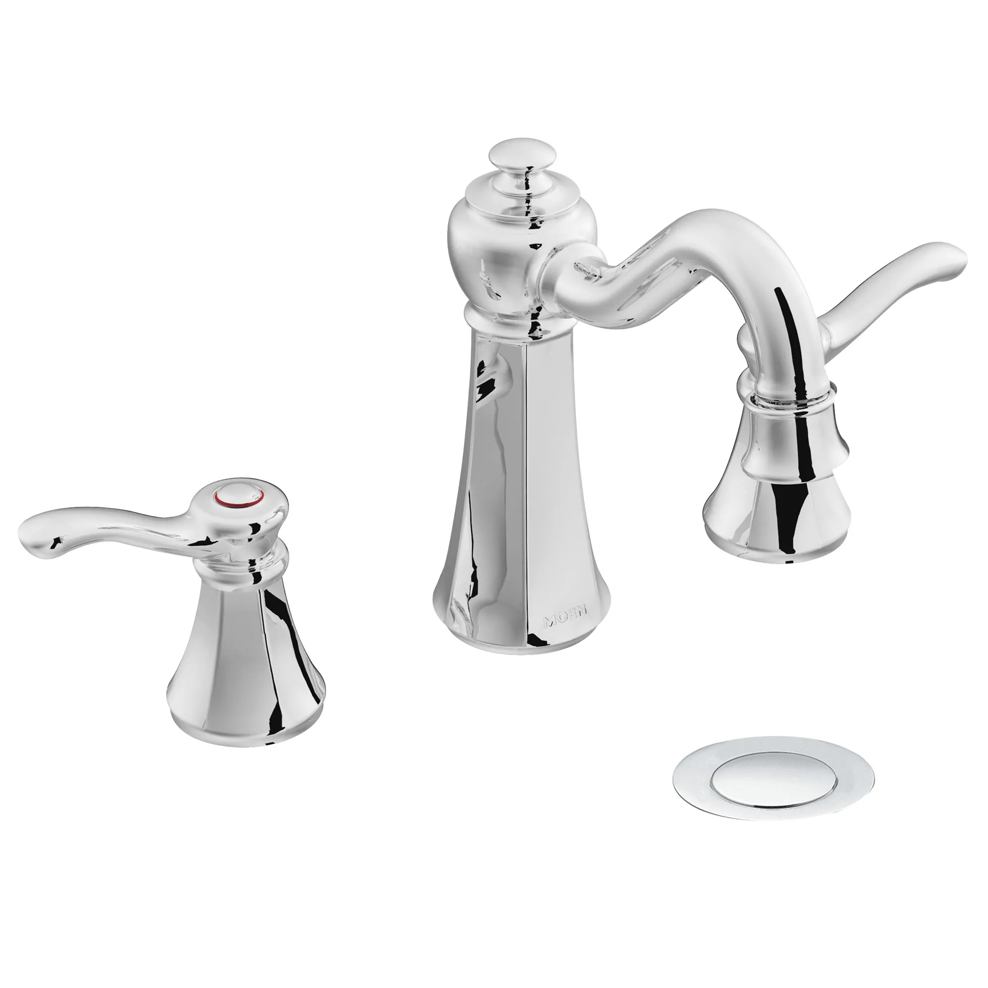 Vestige Chrome two-handle high arc bathroom faucet - Image 2