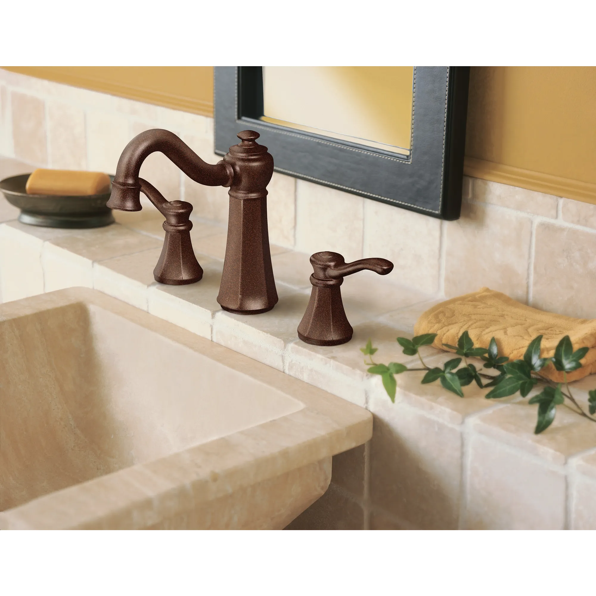 Vestige Chrome two-handle high arc bathroom faucet - Image 4