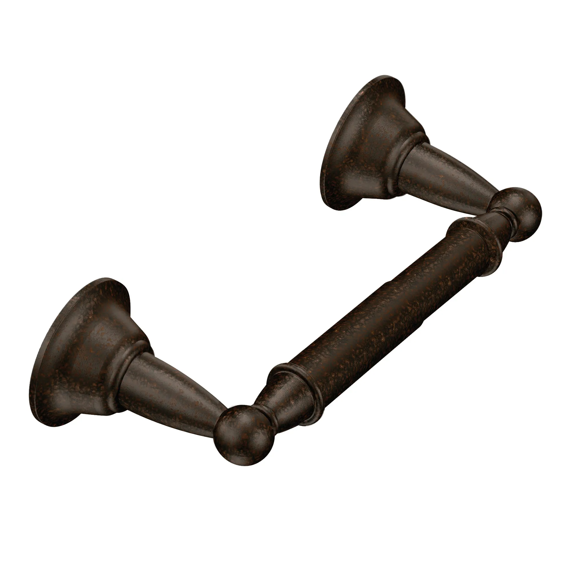 Madison Pewter Spring Loaded Toilet Paper Holder - Image 2