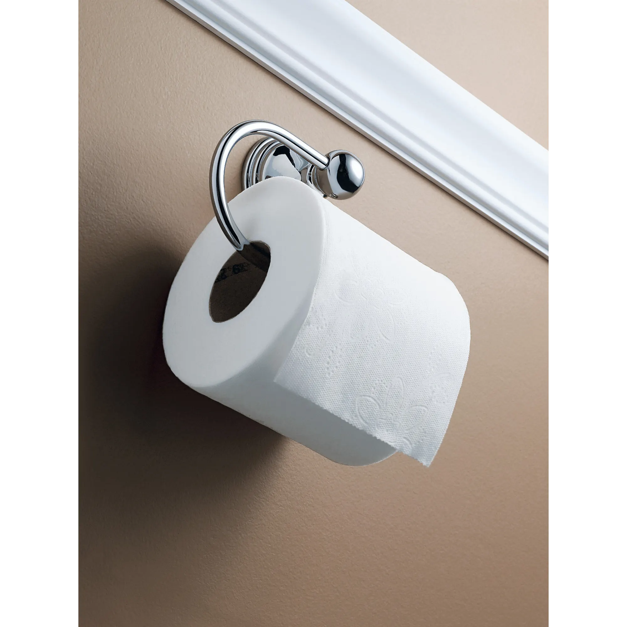 Preston Chrome European Toilet Paper Holder - Image 2