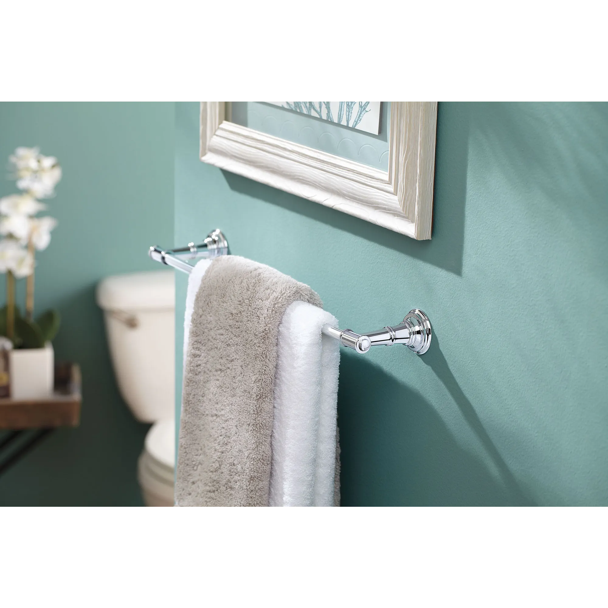 Ellsworth Chrome 24" Towel Bar - Image 3