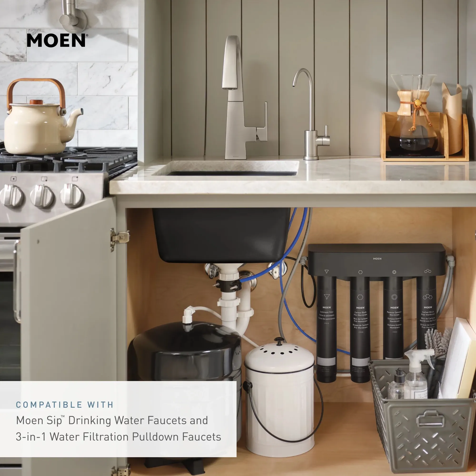 Moen Reverse Osmosis Carbon Block Pre Membrane Stage 2 Water Filter Replacement - Image 4