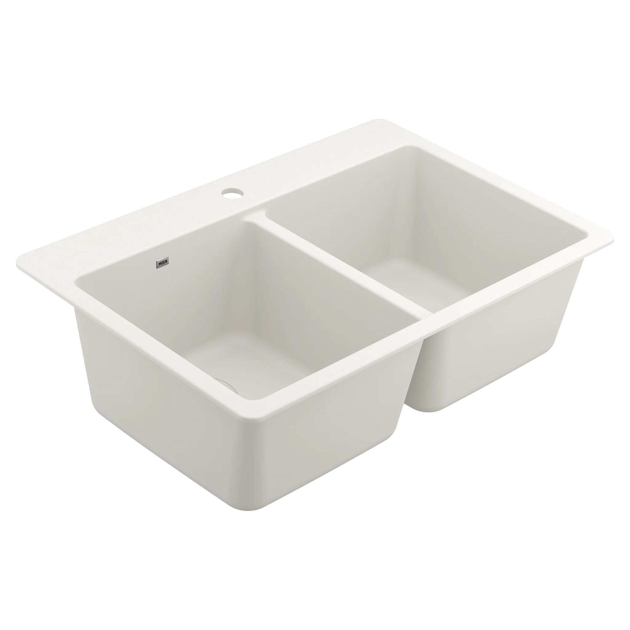 Host 33" Granite Dual Mount Double Bowl Sink