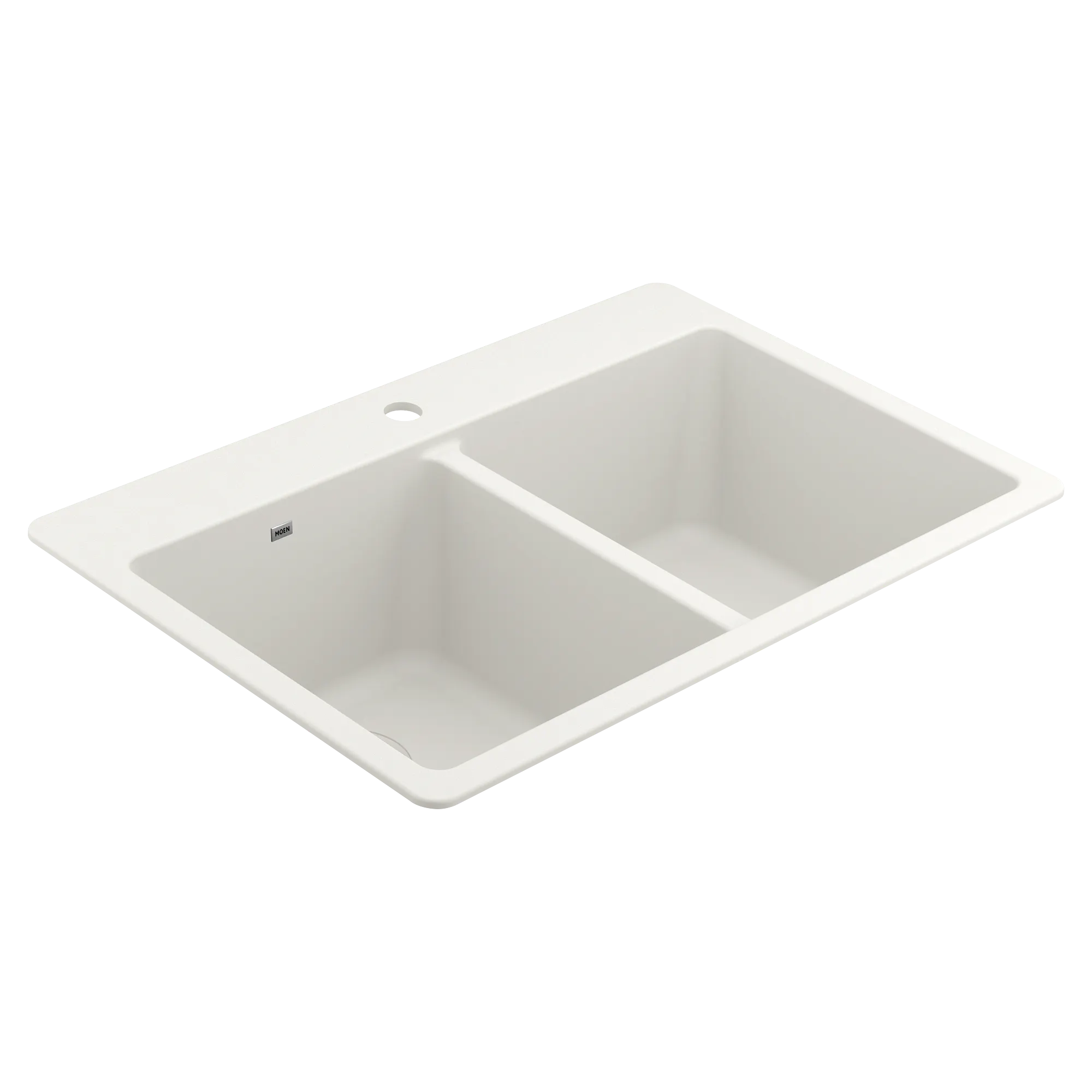 Host 33" Granite Dual Mount Double Bowl Sink - Image 4
