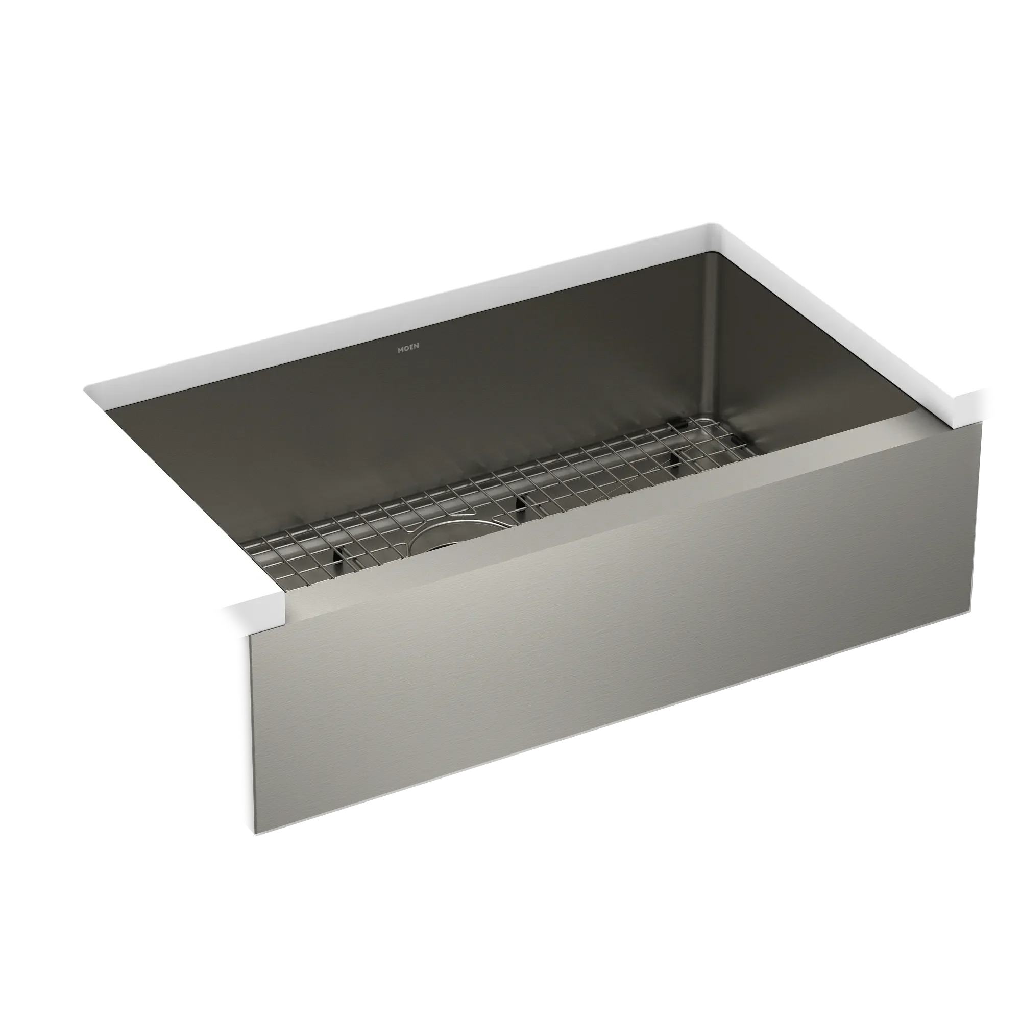Prep 33" Stainless Steel  Dual Mount Apron Front Single Bowl Sink - Image 3