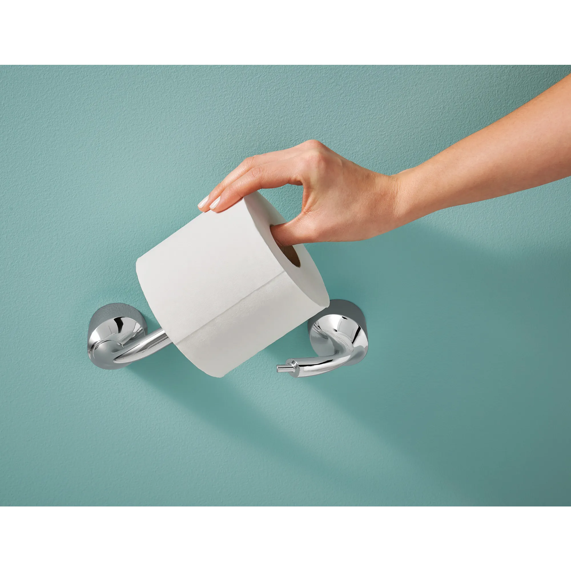 Idora 8" Pivoting Toilet Paper Holder - Image 3