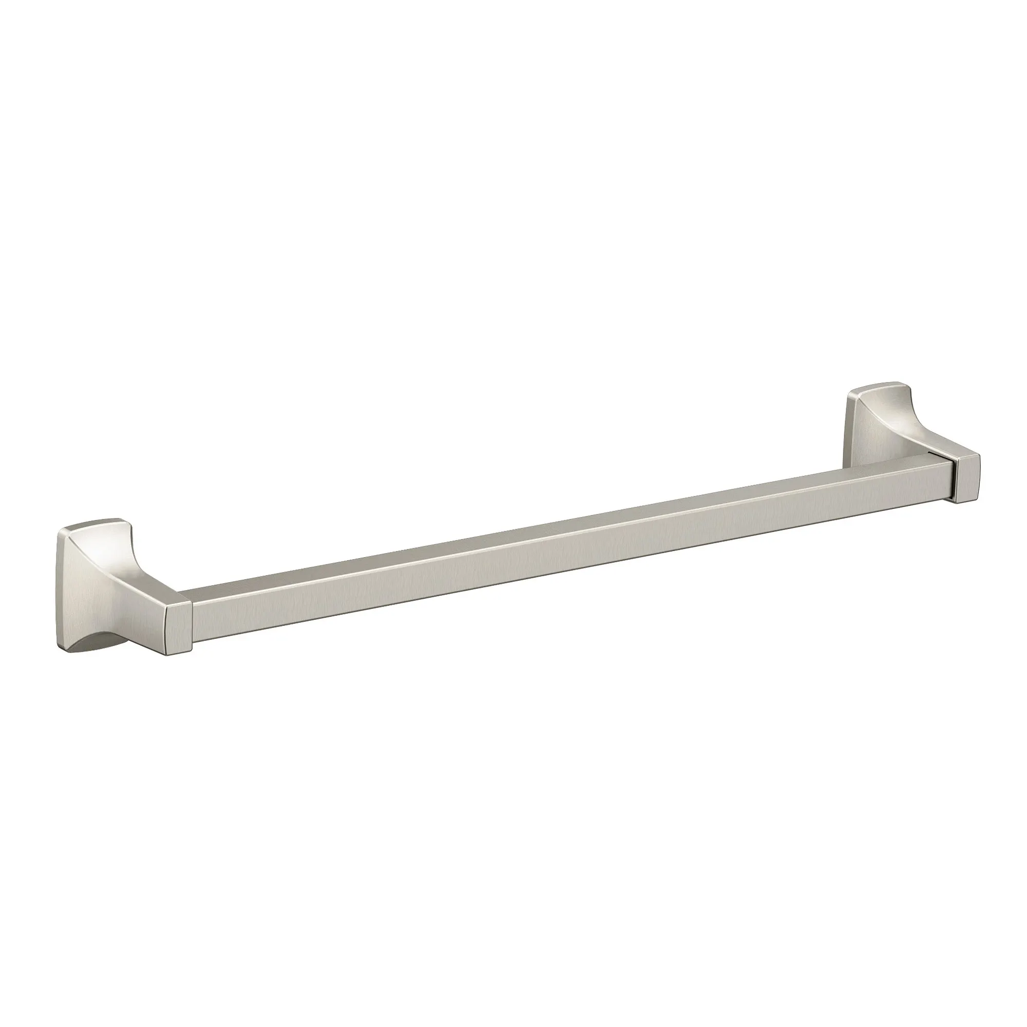 Contemporary Brushed nickel 18" Towel Bar - Image 3