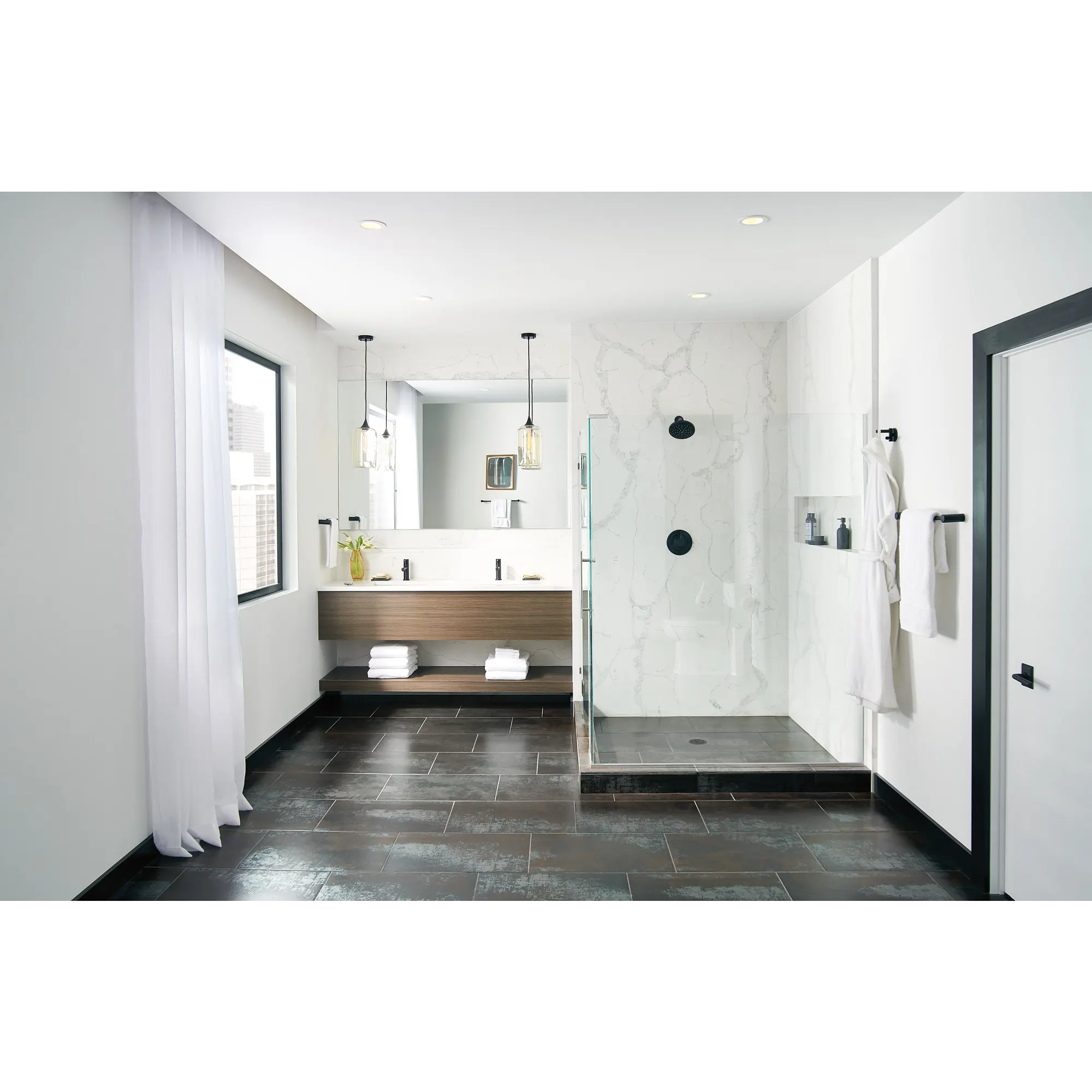 Moen One-Function 6 3/4" Diameter Spray Head Eco-Performance Rainshower - Image 4