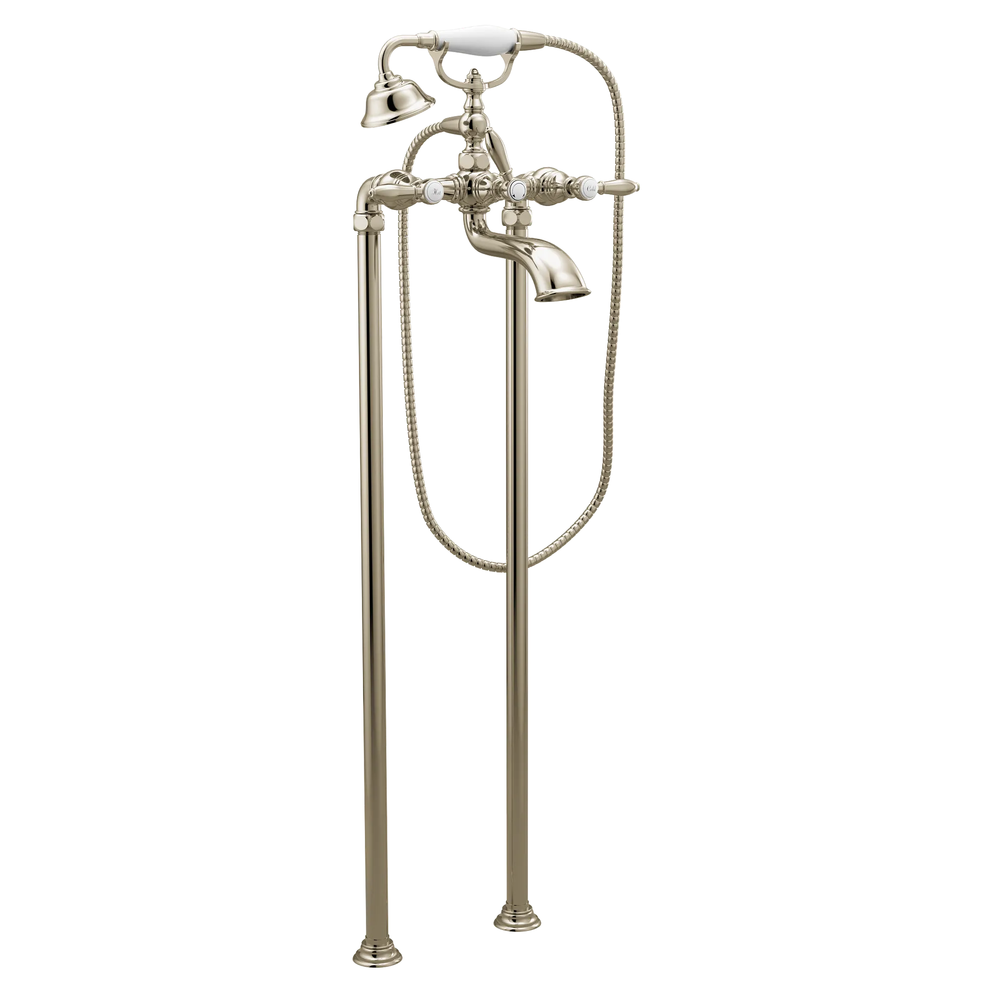 Weymouth Two-Handle Tub Filler including Handheld Shower - Image 10